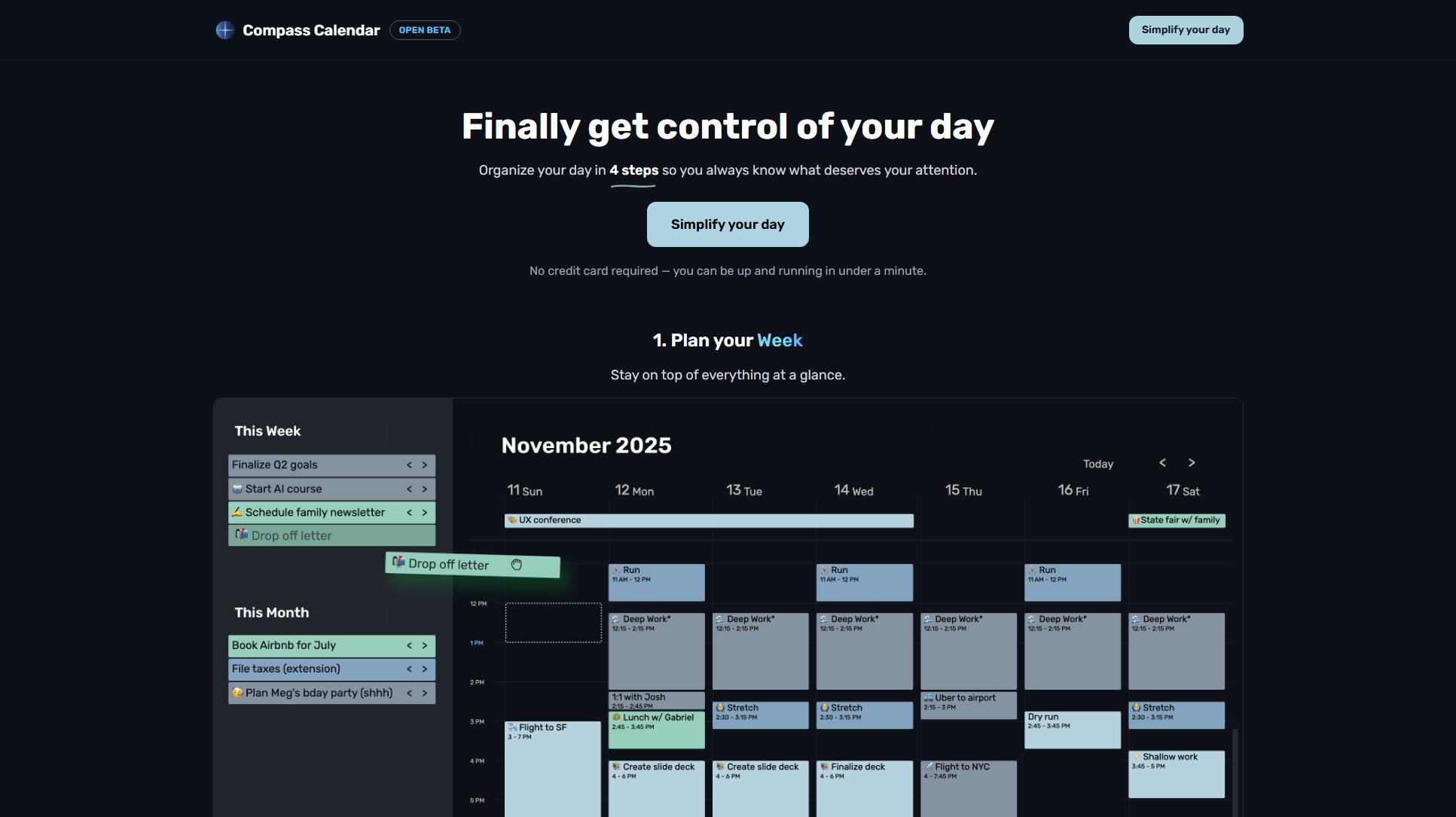Compass Compass Interface & Screenshots