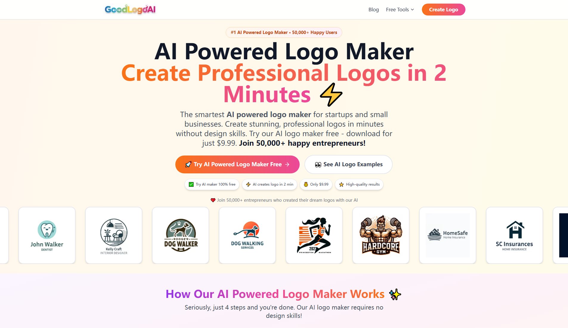 GoodLogoAI GoodLogoAI Interface & Screenshots