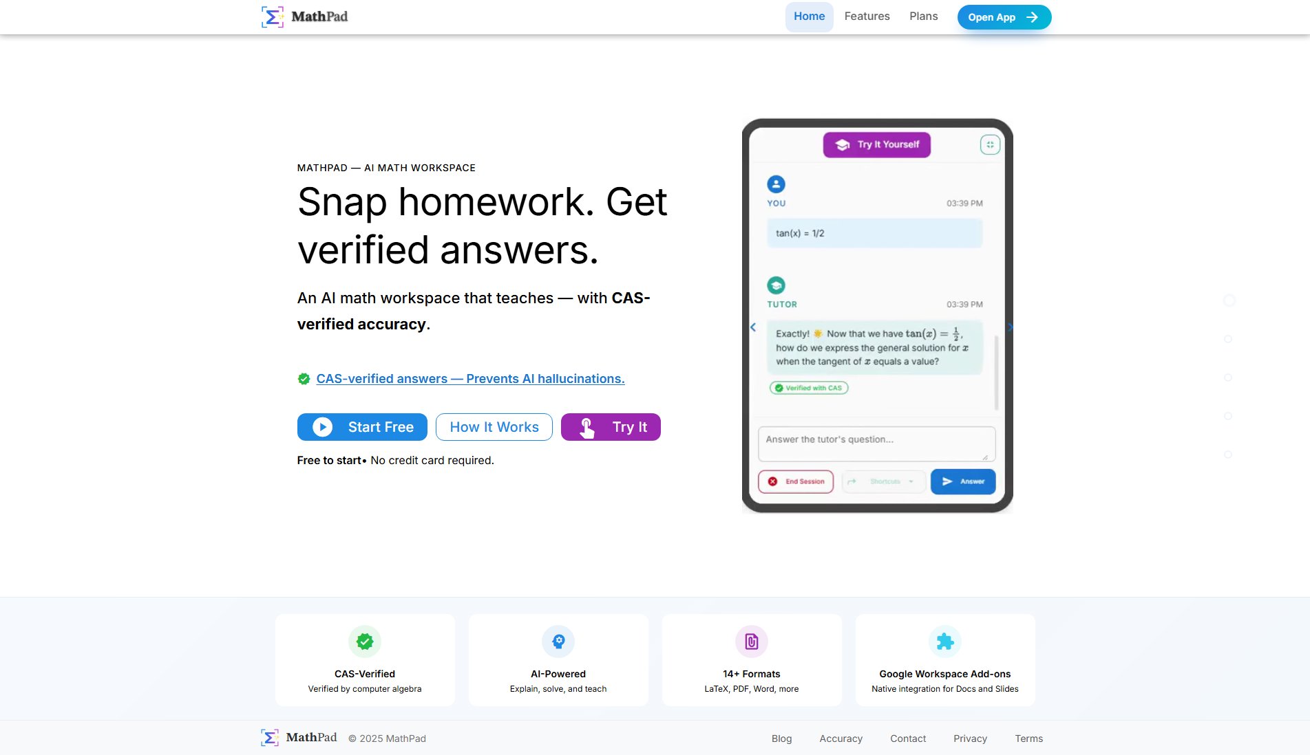 MathPad MathPad Interface & Screenshots MathPad MathPad Interface & Screenshots