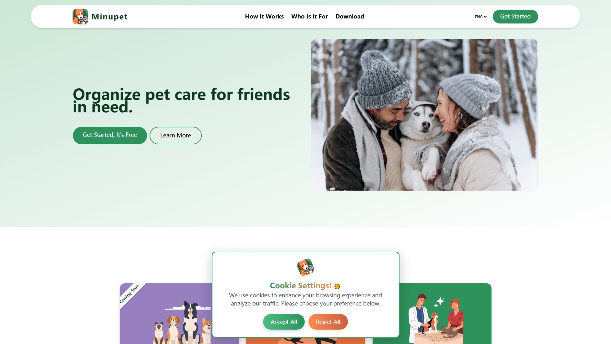 Minupet Minupet Interface & Screenshots