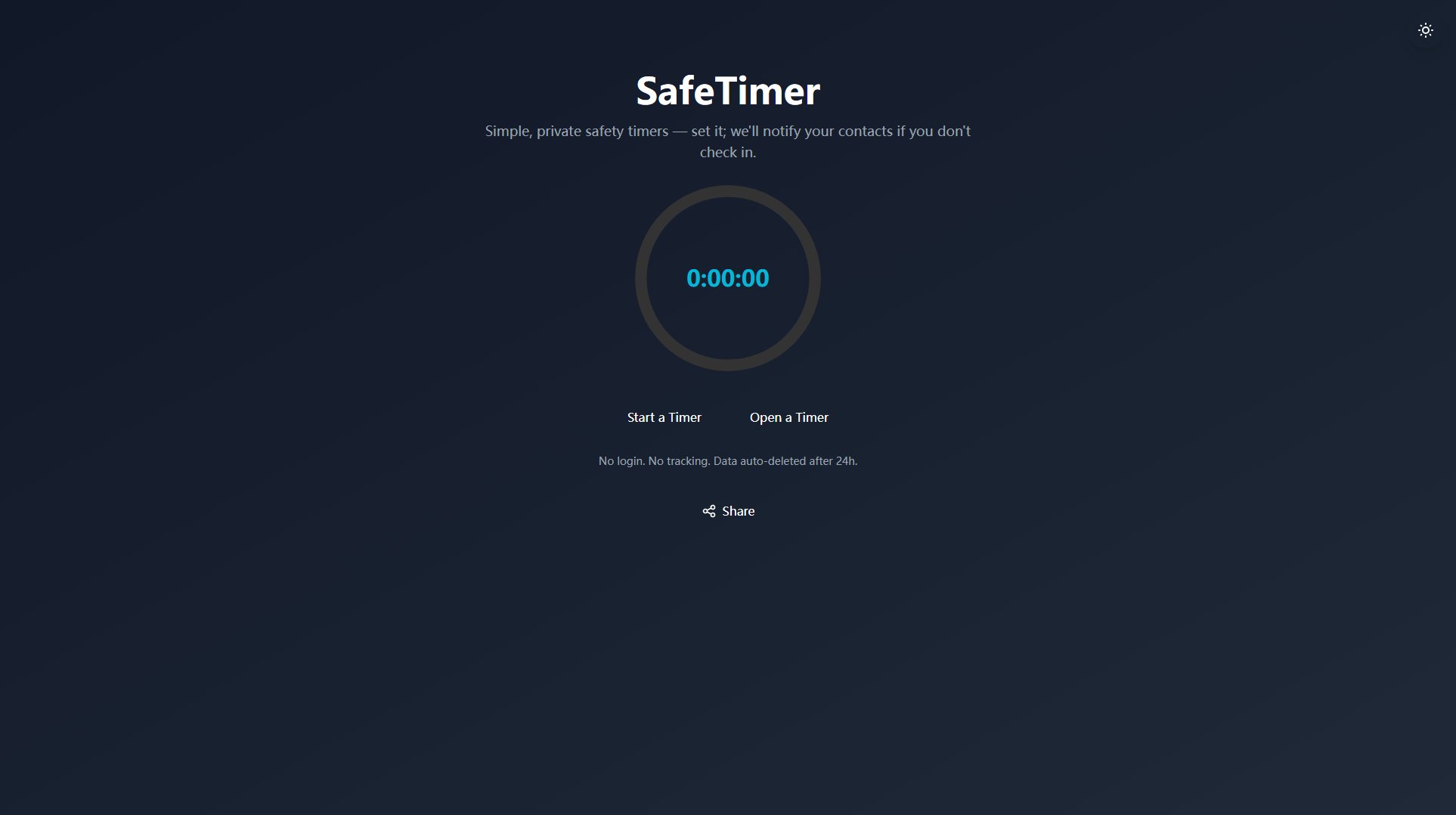 SafeTimer SafeTimer Interface & Screenshots SafeTimer SafeTimer Interface & Screenshots