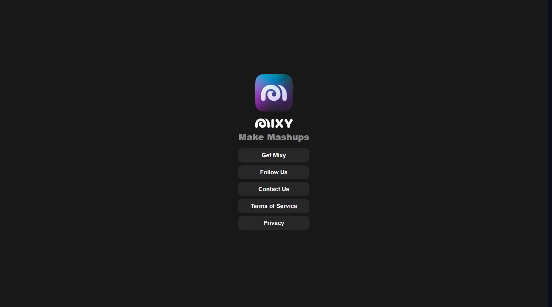 Mixy Mixy Interface & Screenshots Mixy Mixy Interface & Screenshots