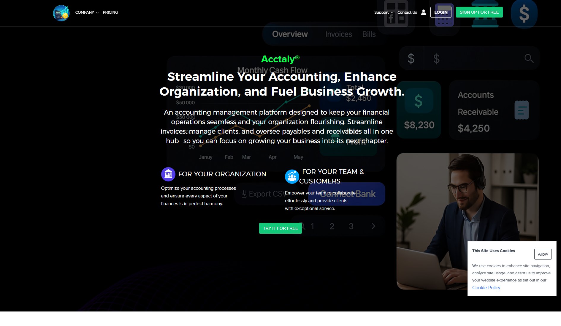 Acctaly® Acctaly® Interface & Screenshots Acctaly® Acctaly® Interface & Screenshots