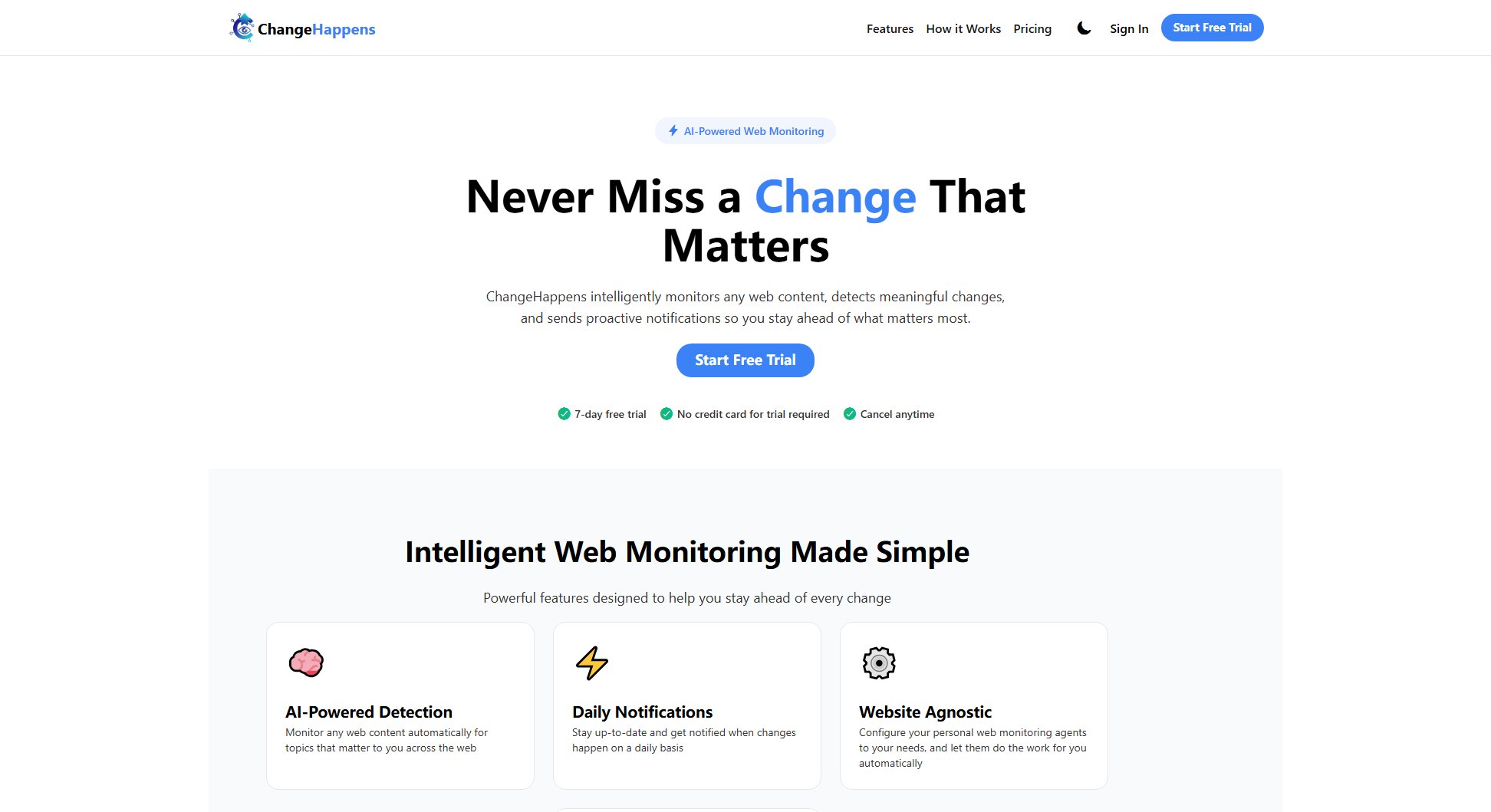 ChangeHappens ChangeHappens Interface & Screenshots