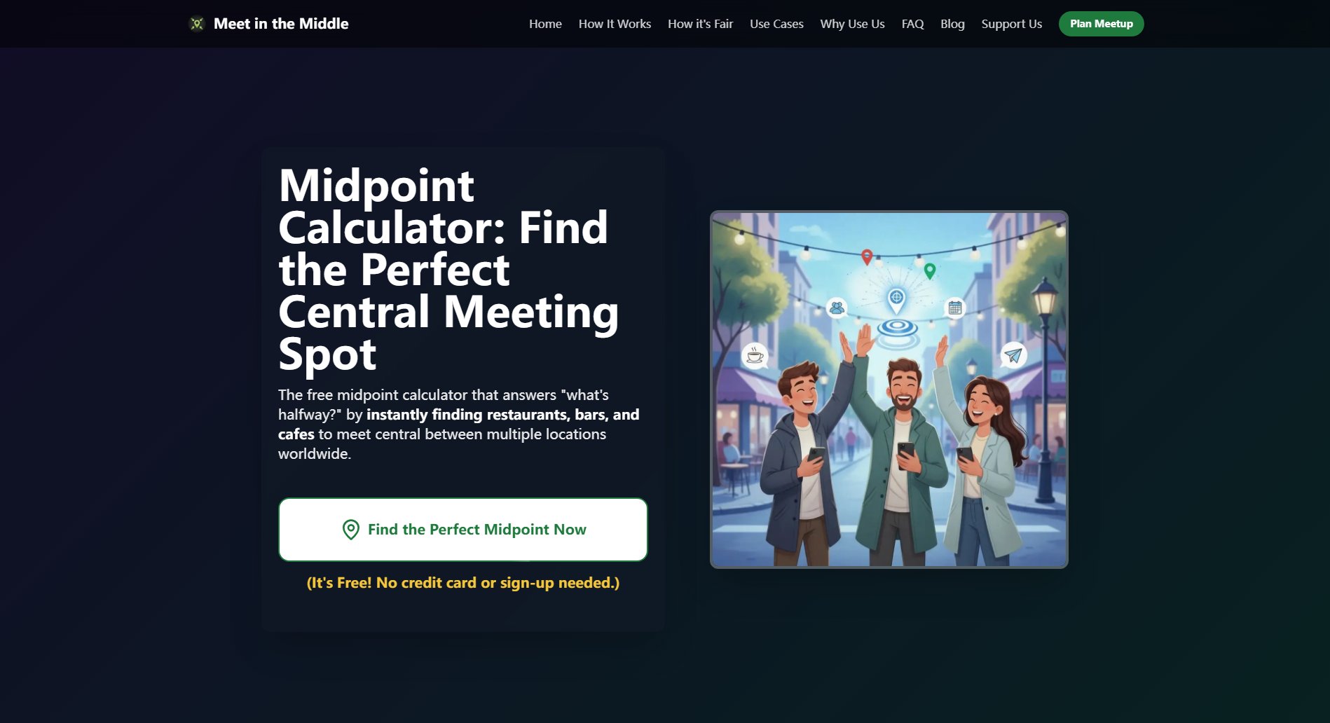 Meet in the Middle Meet in the Middle Interface & Screenshots
