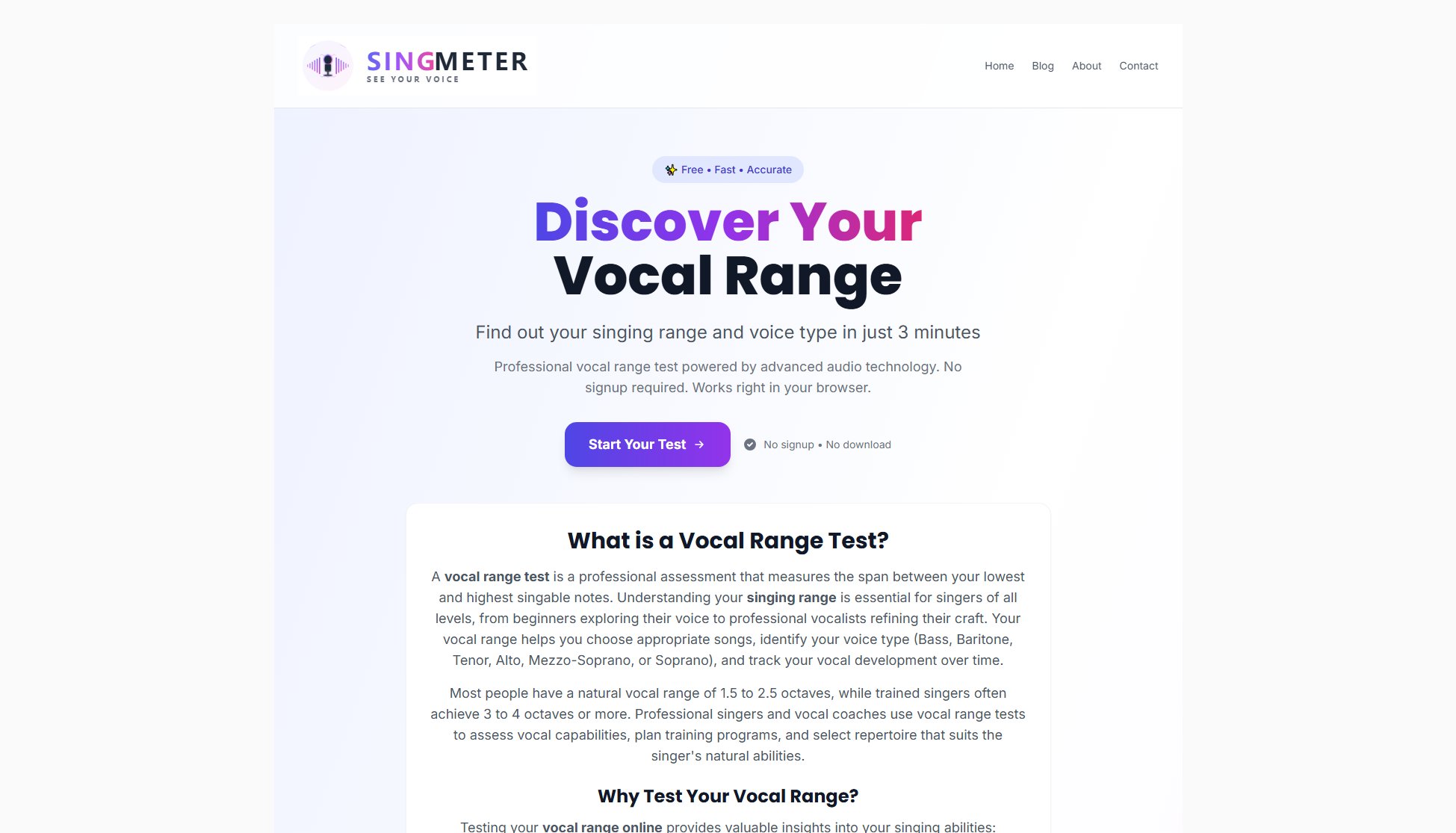 SingMeter SingMeter Interface & Screenshots SingMeter SingMeter Interface & Screenshots