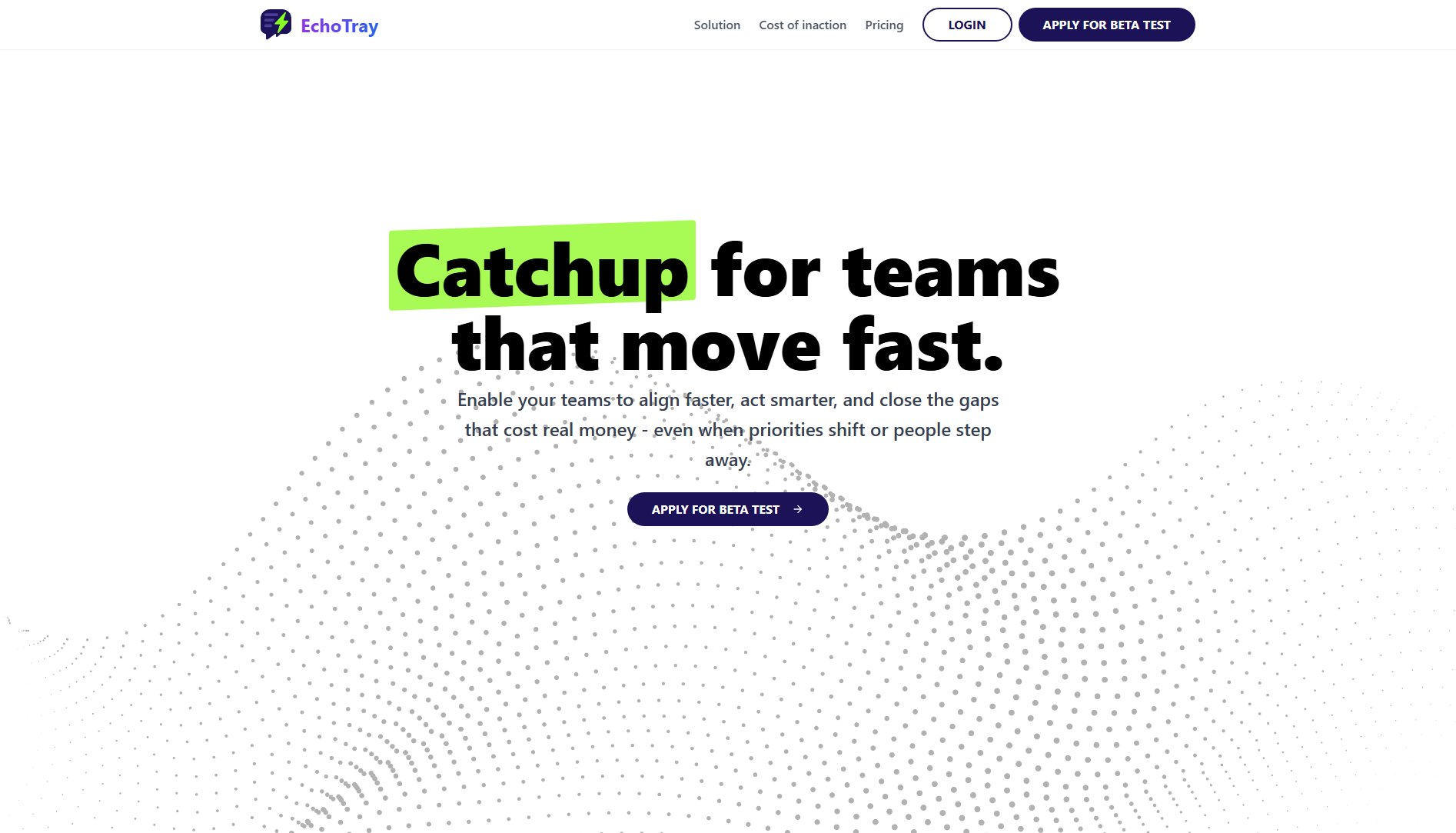 EchoTray EchoTray Interface & Screenshots