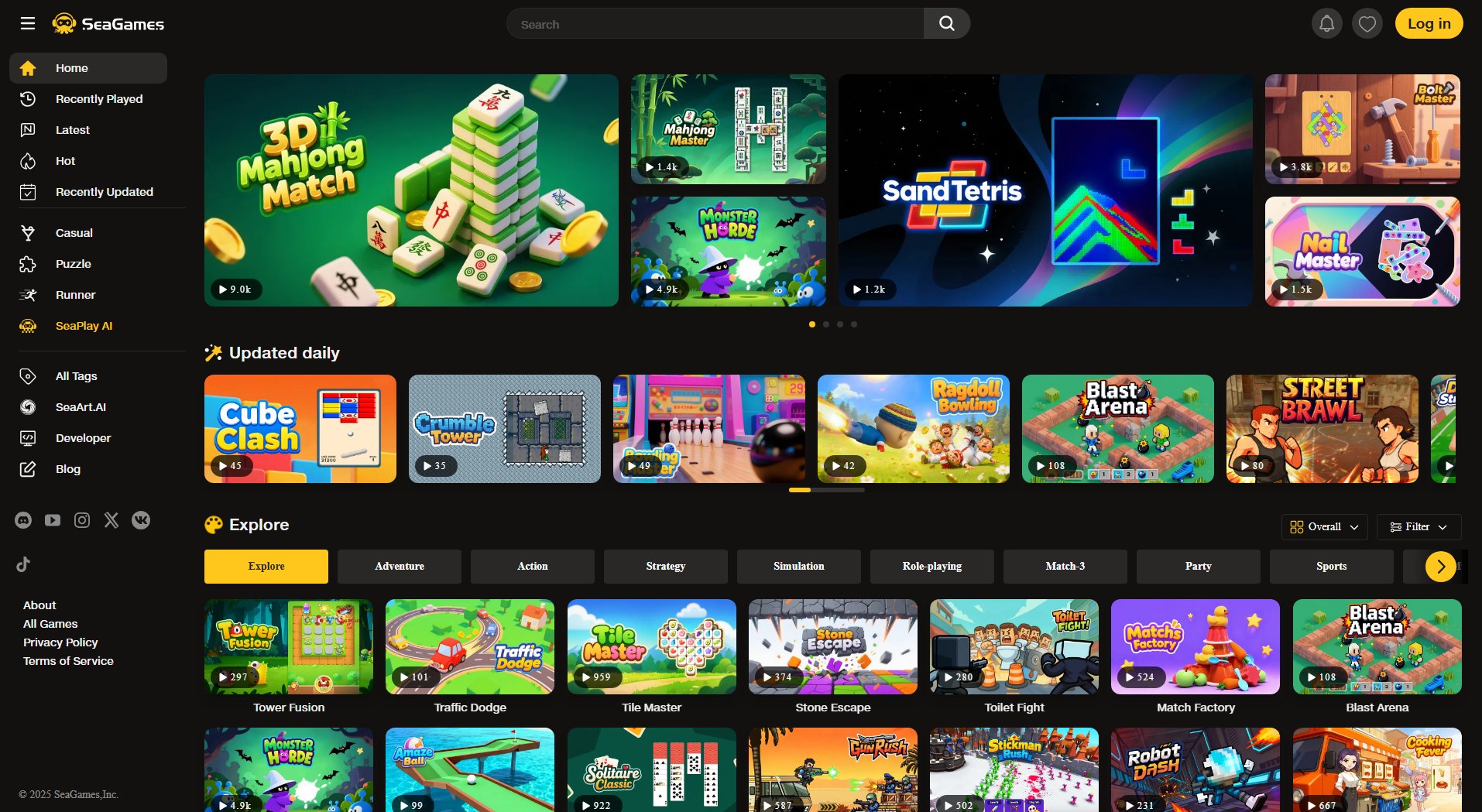 SeaGames SeaGames Interface & Screenshots SeaGames SeaGames Interface & Screenshots