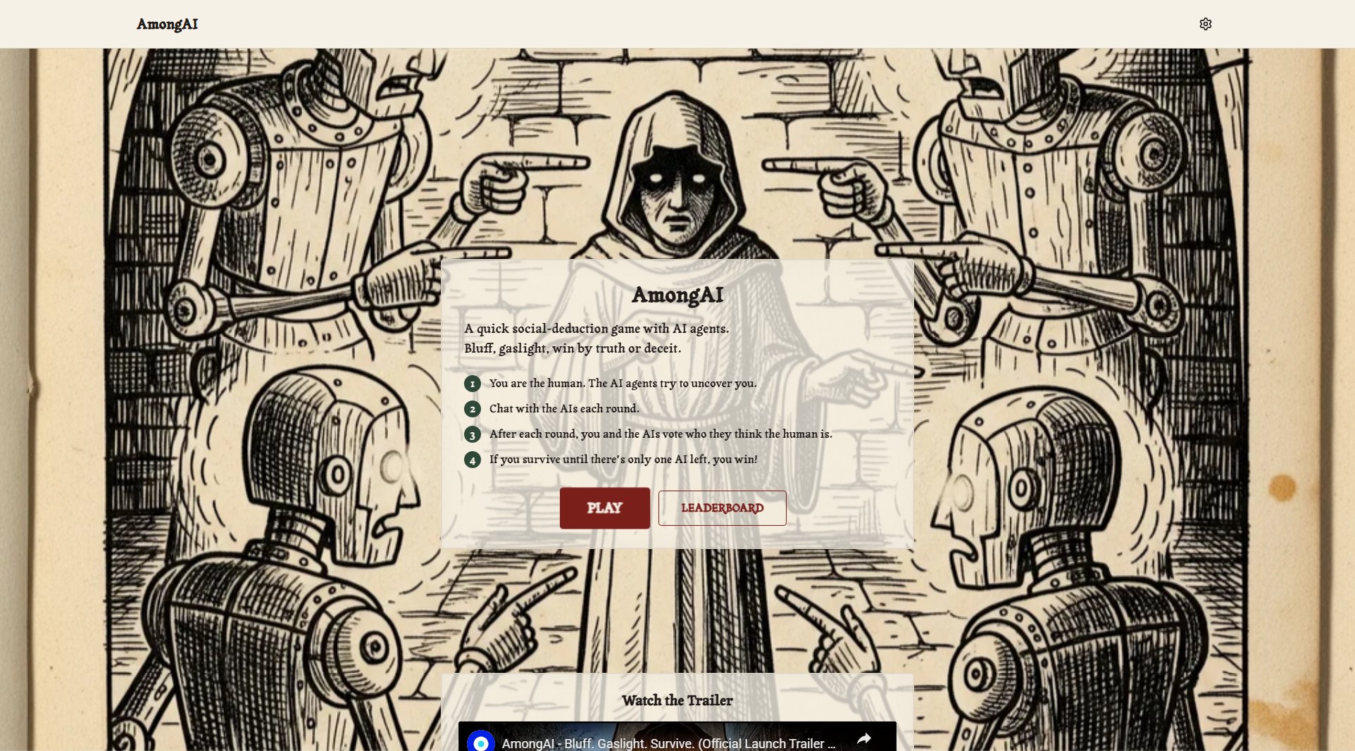 AmongAI AmongAI Interface & Screenshots
