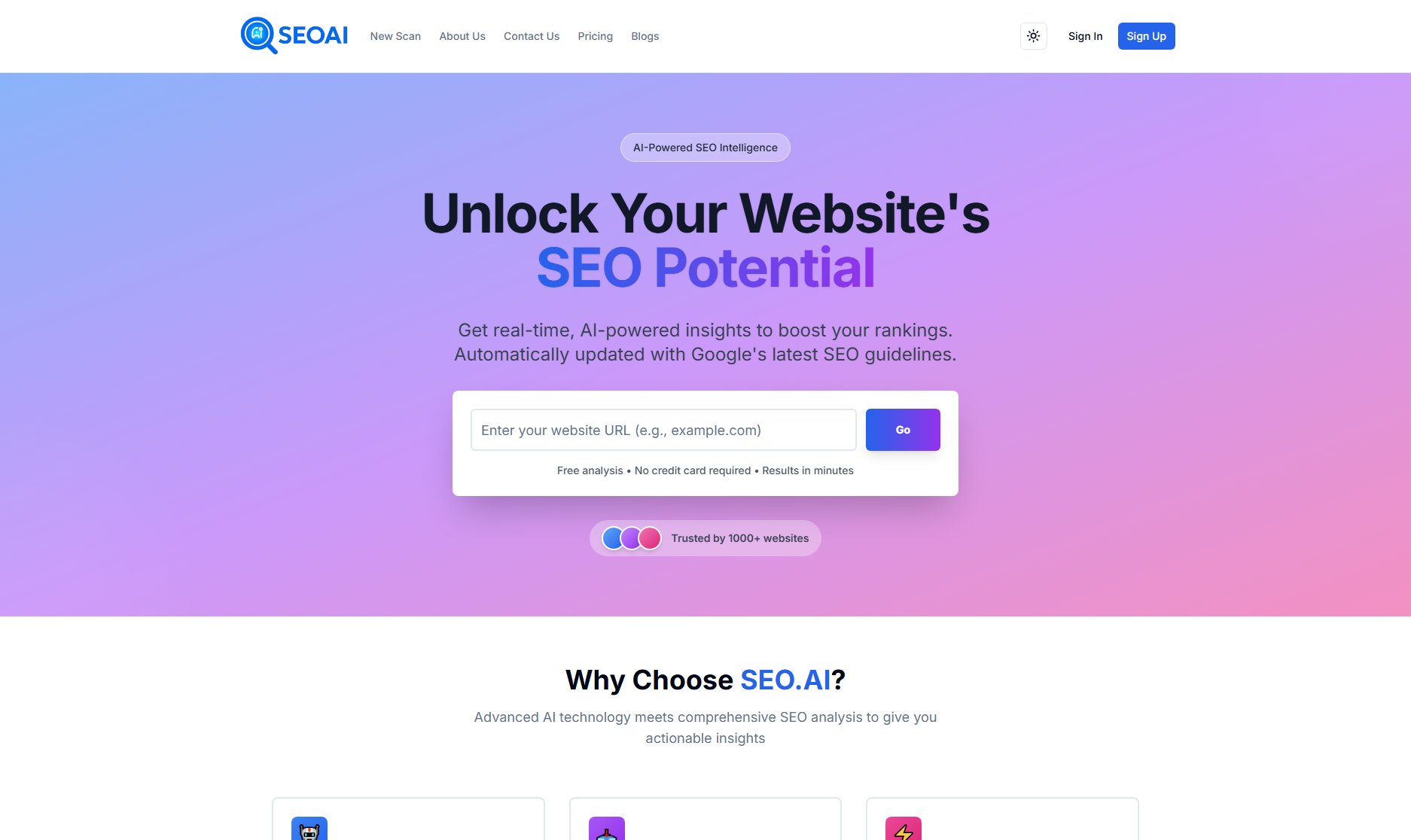 SEO.AI SEO.AI Interface & Screenshots