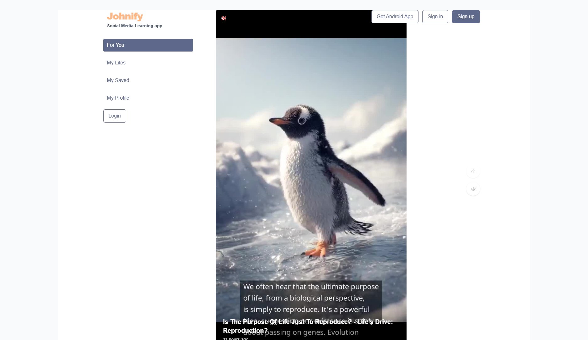 Johnify Johnify Interface & Screenshots