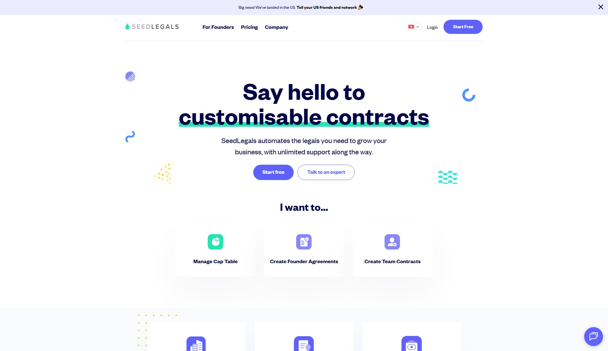 SeedLegals SeedLegals Interface & Screenshots