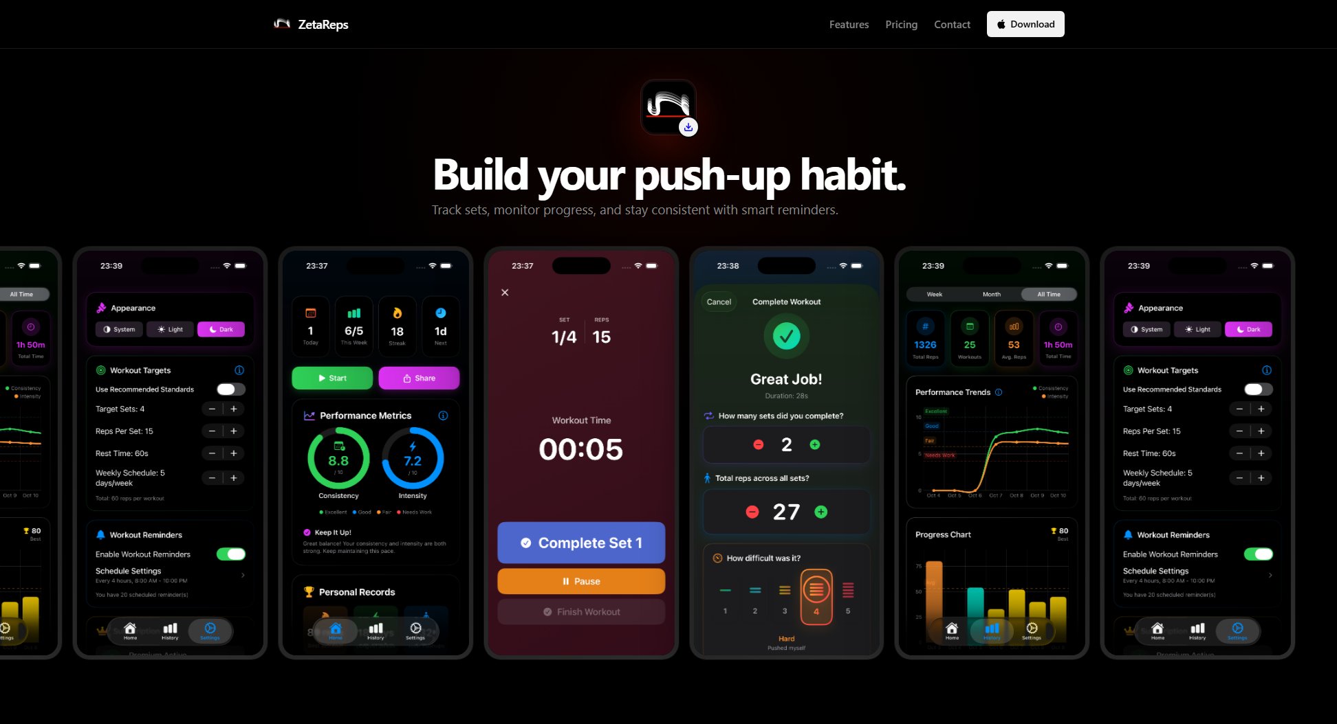 ZetaReps ZetaReps Interface & Screenshots
