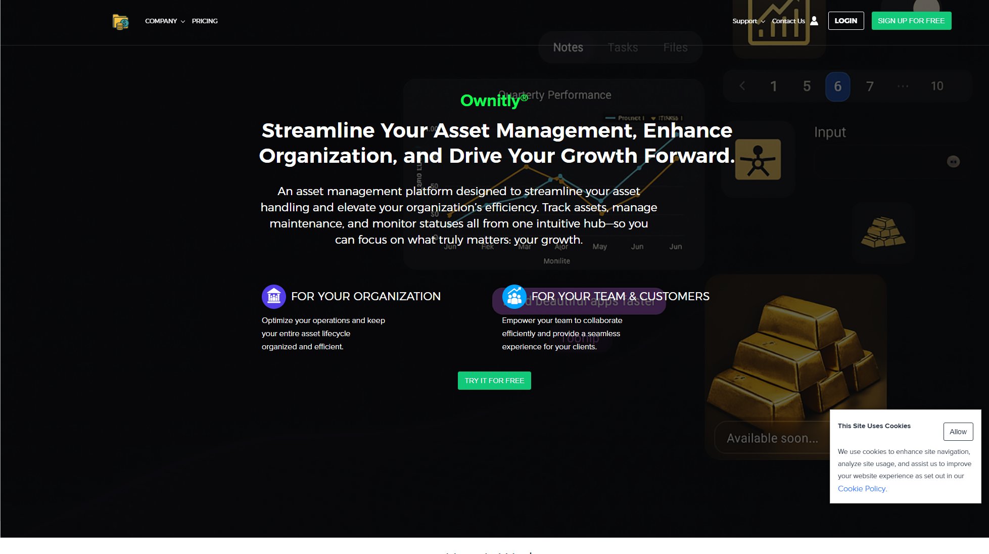 Ownitly® Ownitly® Interface & Screenshots