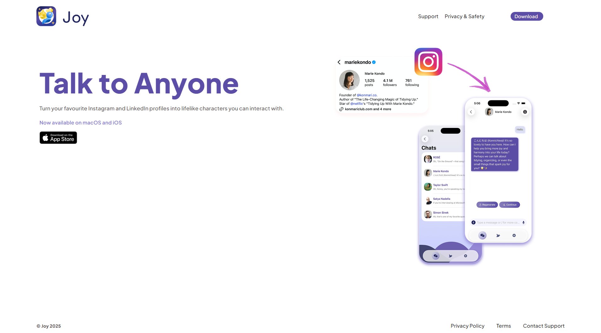 Joy Joy Interface & Screenshots Joy Joy Interface & Screenshots