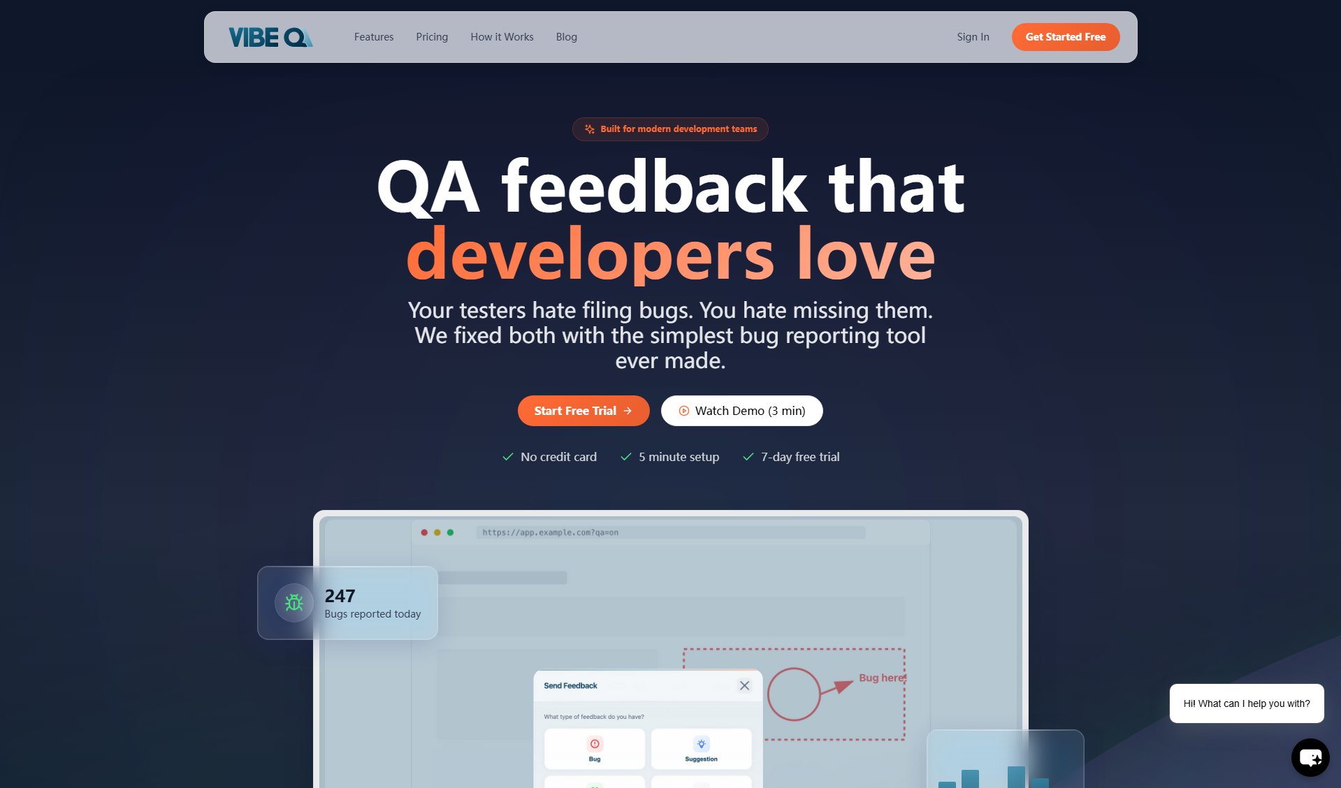 VibeQA VibeQA Interface & Screenshots