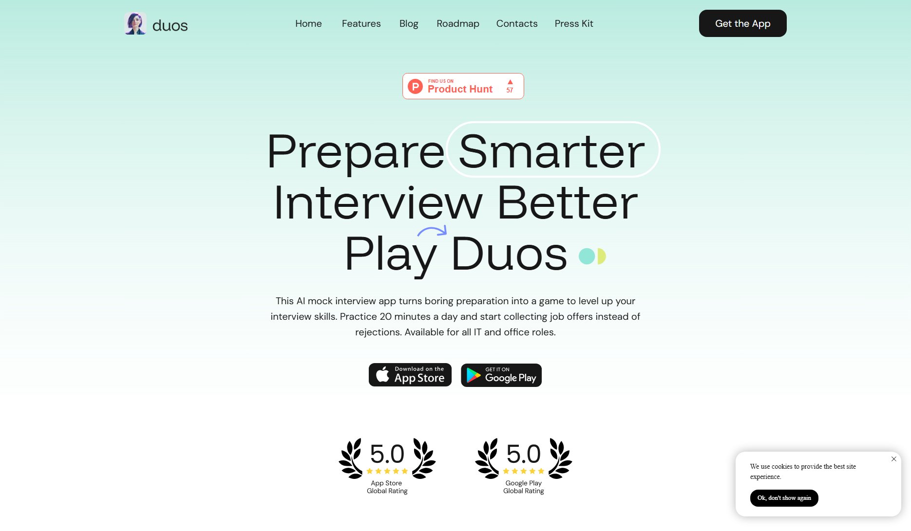 Duos – AI Mock Interview Simulator Duos – AI Mock Interview Simulator Interface & Screenshots Duos – AI Mock Interview Simulator Duos – AI Mock Interview Simulator Interface & Screenshots