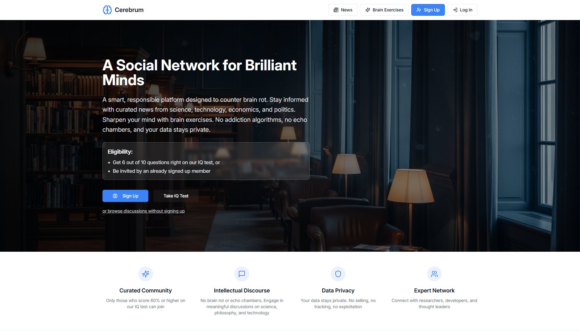 Cerebrum Cerebrum Interface & Screenshots Cerebrum Cerebrum Interface & Screenshots