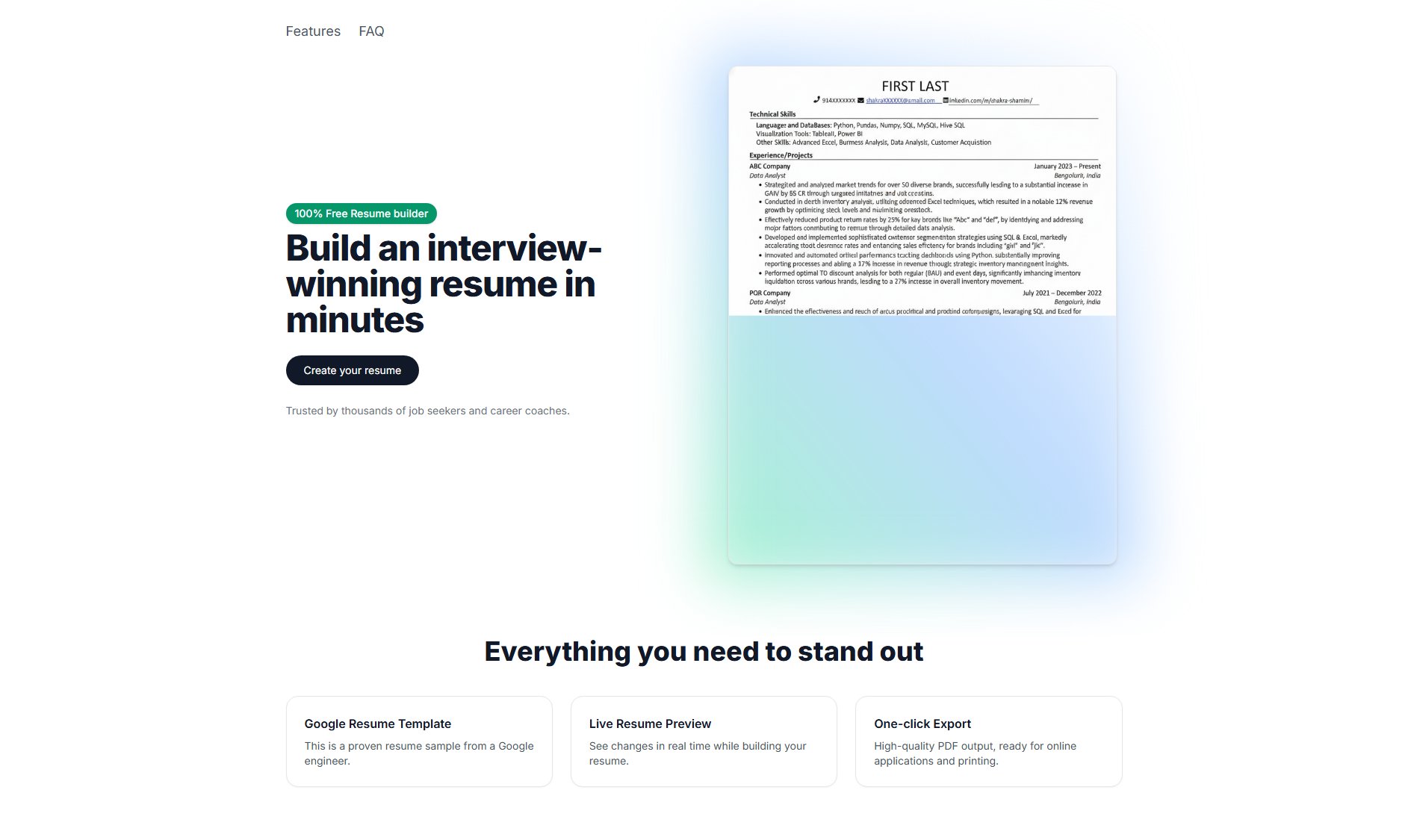 Perfect Resume Perfect Resume Interface & Screenshots Perfect Resume Perfect Resume Interface & Screenshots
