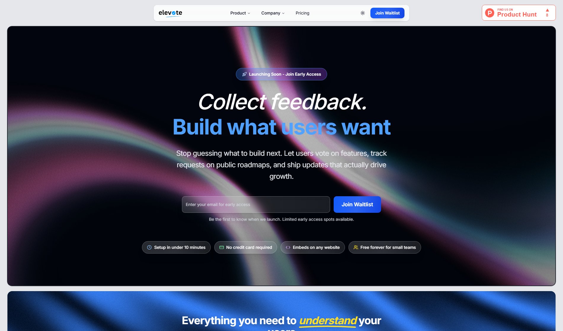 elevote elevote Interface & Screenshots elevote elevote Interface & Screenshots