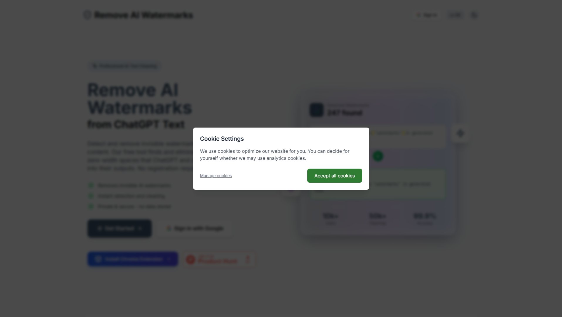 ChatGPT Watermark Remover ChatGPT Watermark Remover Interface & Screenshots