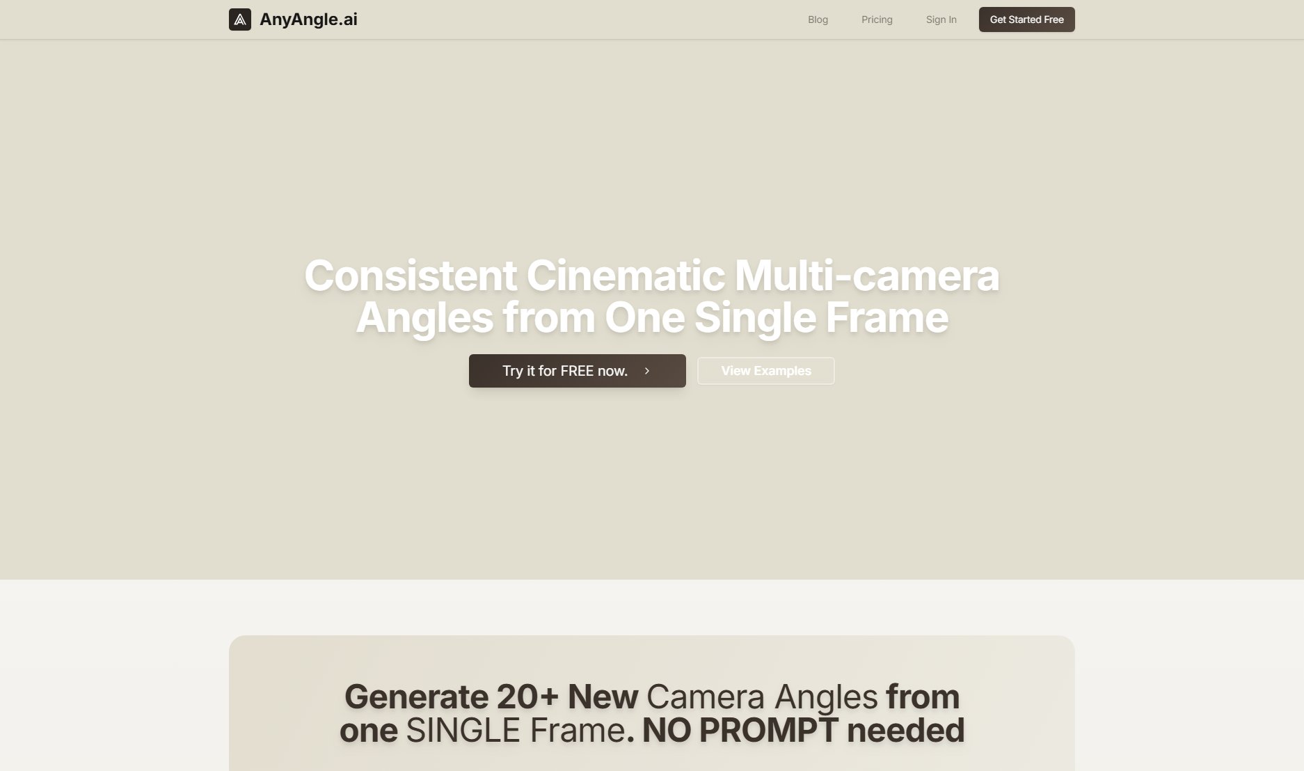 AnyAngle.ai AnyAngle.ai Interface & Screenshots