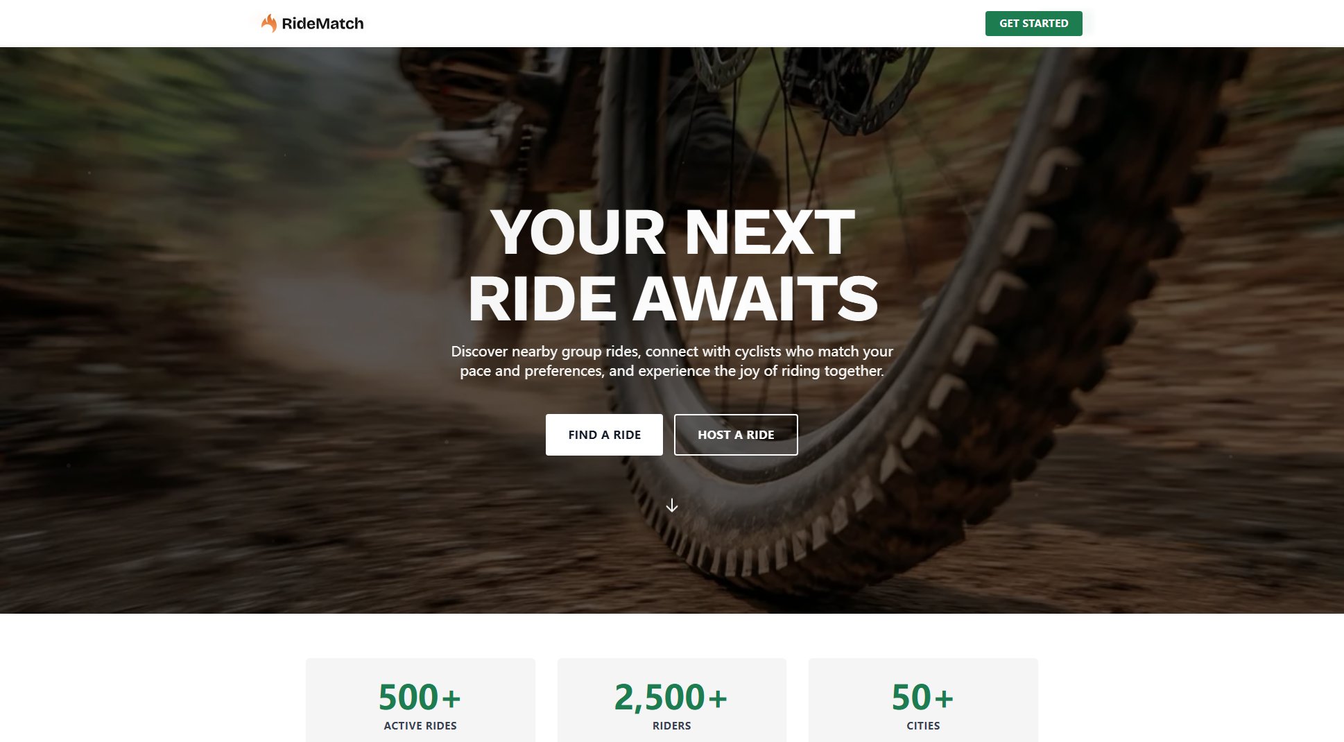 RideMatch RideMatch Interface & Screenshots