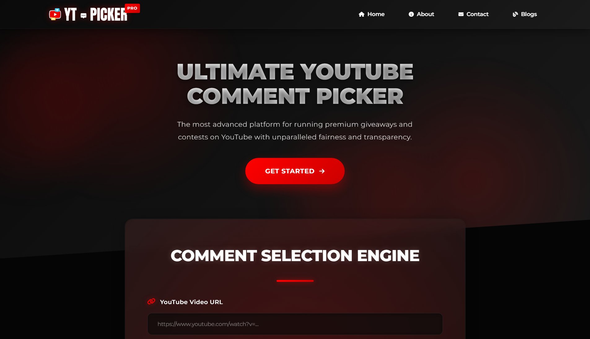 Free YouTube Comment Picker – YT Picker Free YouTube Comment Picker – YT Picker Interface & Screenshots