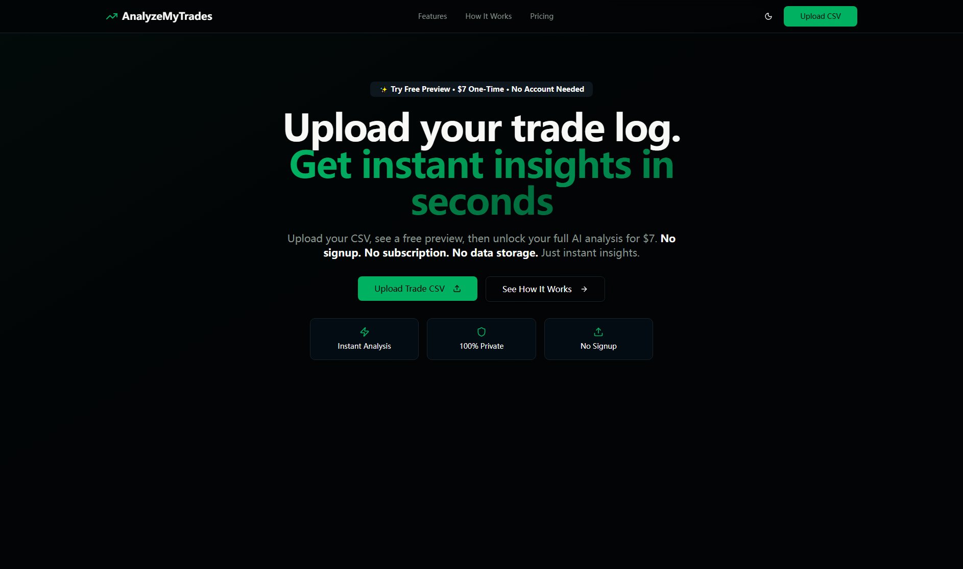 AnalyzeMyTrades AnalyzeMyTrades Interface & Screenshots AnalyzeMyTrades AnalyzeMyTrades Interface & Screenshots