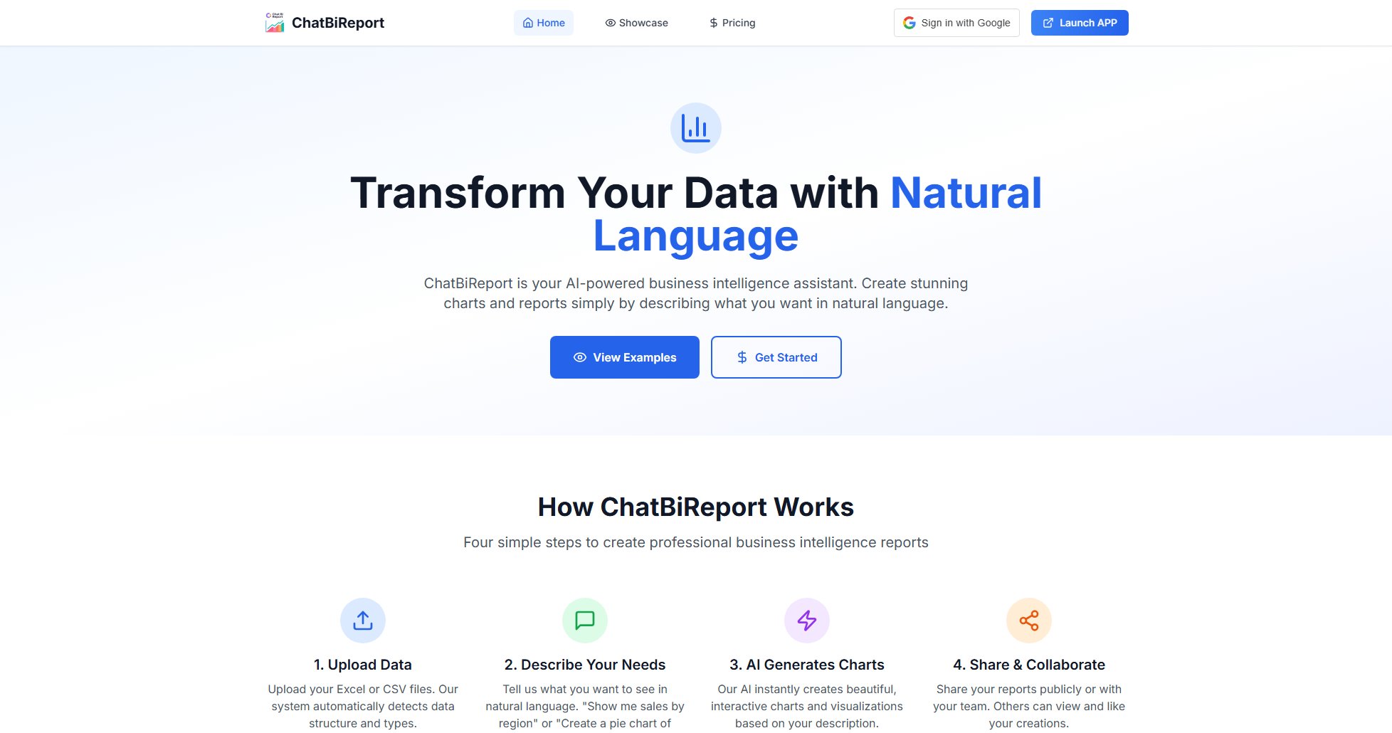 ChatBiReport ChatBiReport Interface & Screenshots ChatBiReport ChatBiReport Interface & Screenshots
