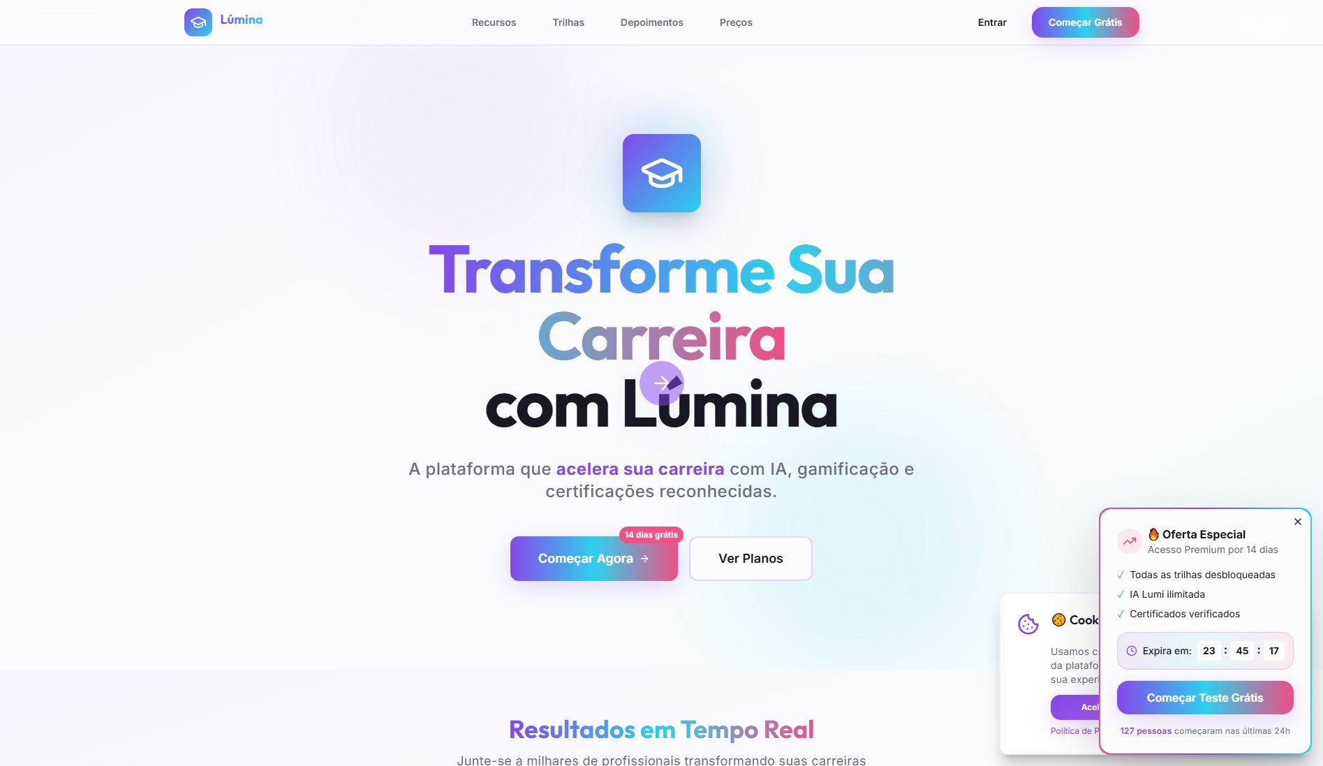 Lúmina Lúmina Interface & Screenshots Lúmina Lúmina Interface & Screenshots