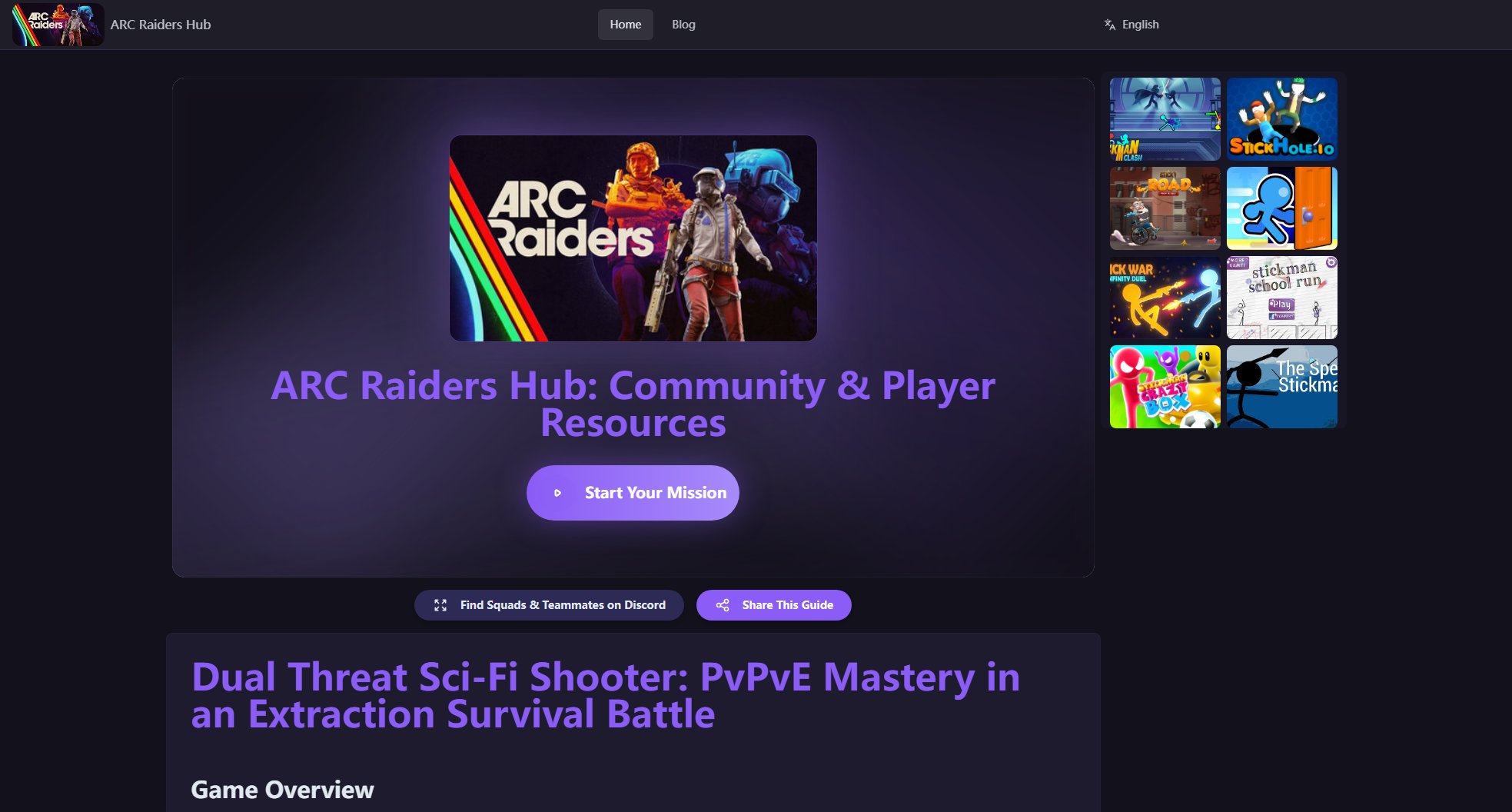 ARC Raiders Hub ARC Raiders Hub Interface & Screenshots ARC Raiders Hub ARC Raiders Hub Interface & Screenshots