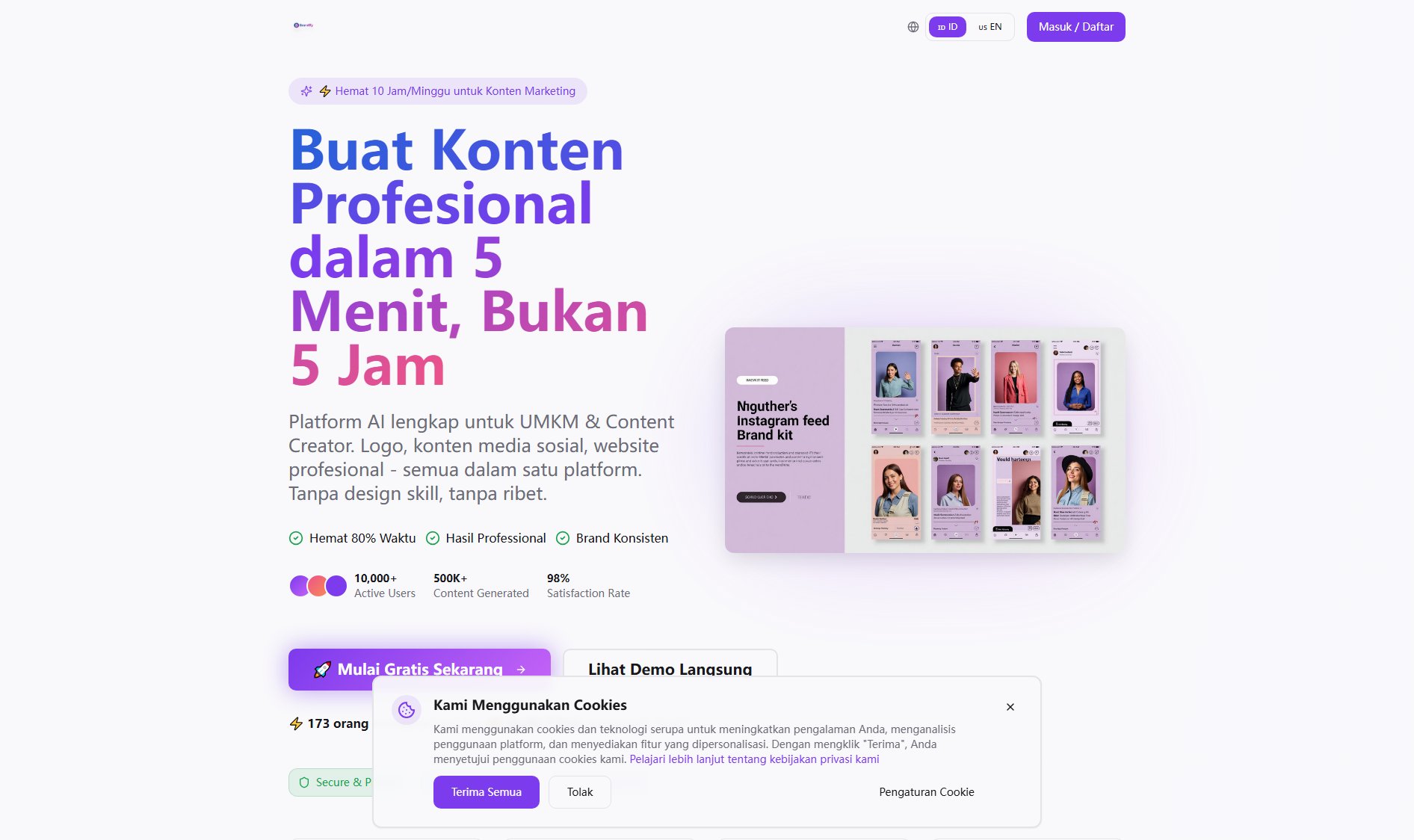 BrandifyAI BrandifyAI Interface & Screenshots