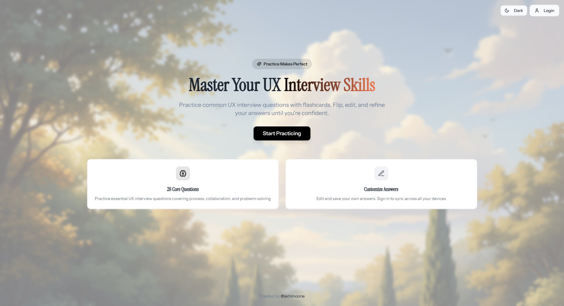 SansPrep SansPrep Interface & Screenshots