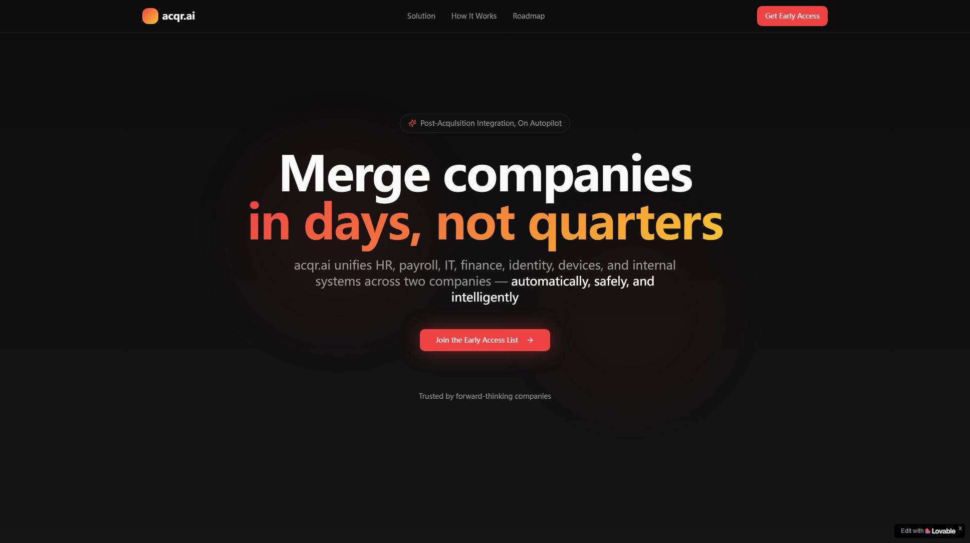 Acquisitions on Autopilot Acquisitions on Autopilot Interface & Screenshots Acquisitions on Autopilot Acquisitions on Autopilot Interface & Screenshots
