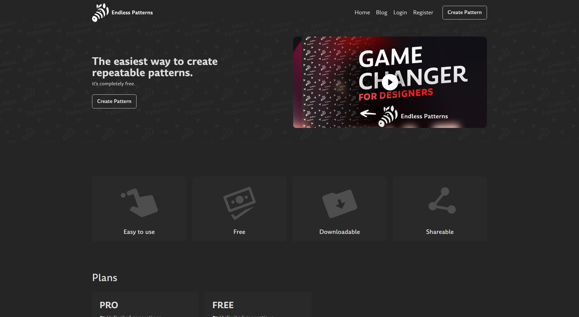 Endless Patterns Endless Patterns Interface & Screenshots