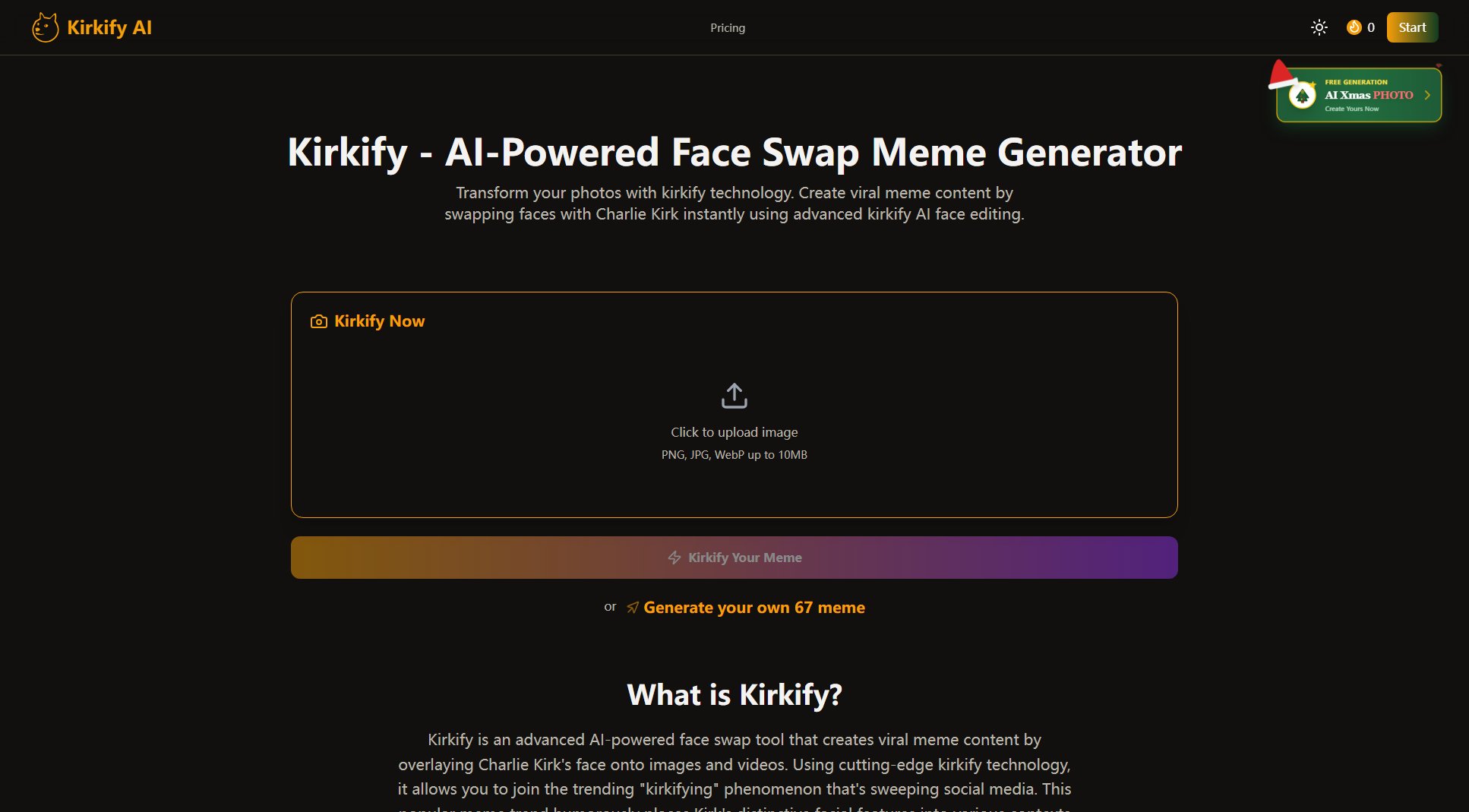 Kirkify Kirkify Interface & Screenshots Kirkify Kirkify Interface & Screenshots