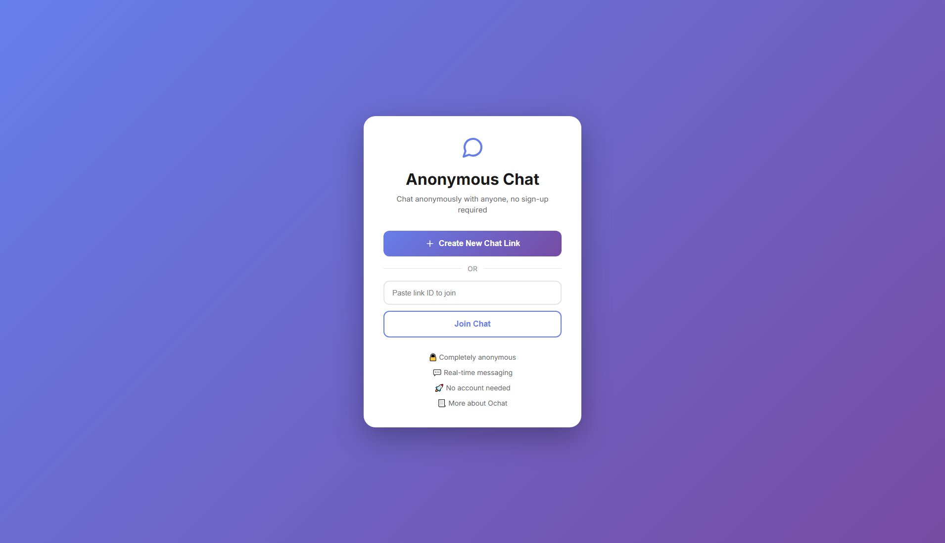 OChat OChat Interface & Screenshots OChat OChat Interface & Screenshots