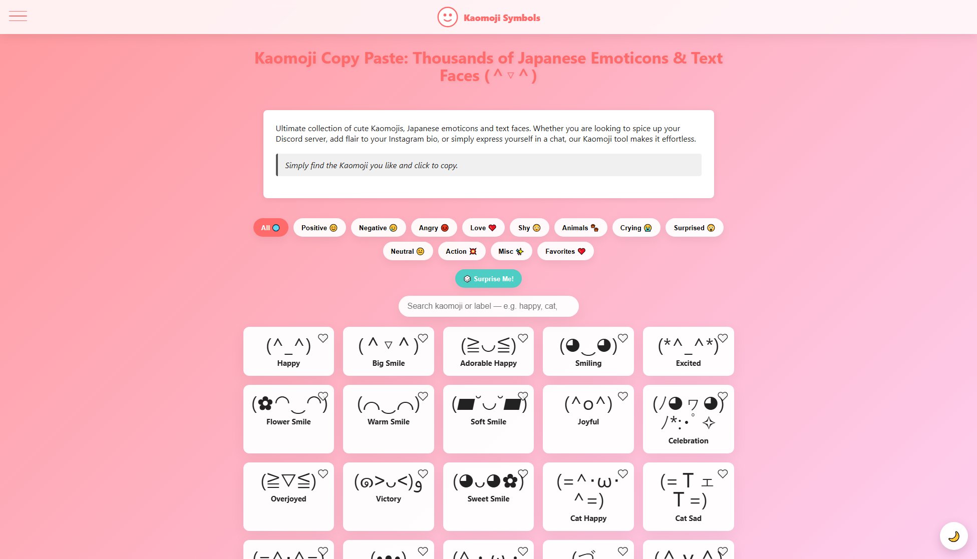 Kaomoji Copy Paste Tool Kaomoji Copy Paste Tool Interface & Screenshots Kaomoji Copy Paste Tool Kaomoji Copy Paste Tool Interface & Screenshots
