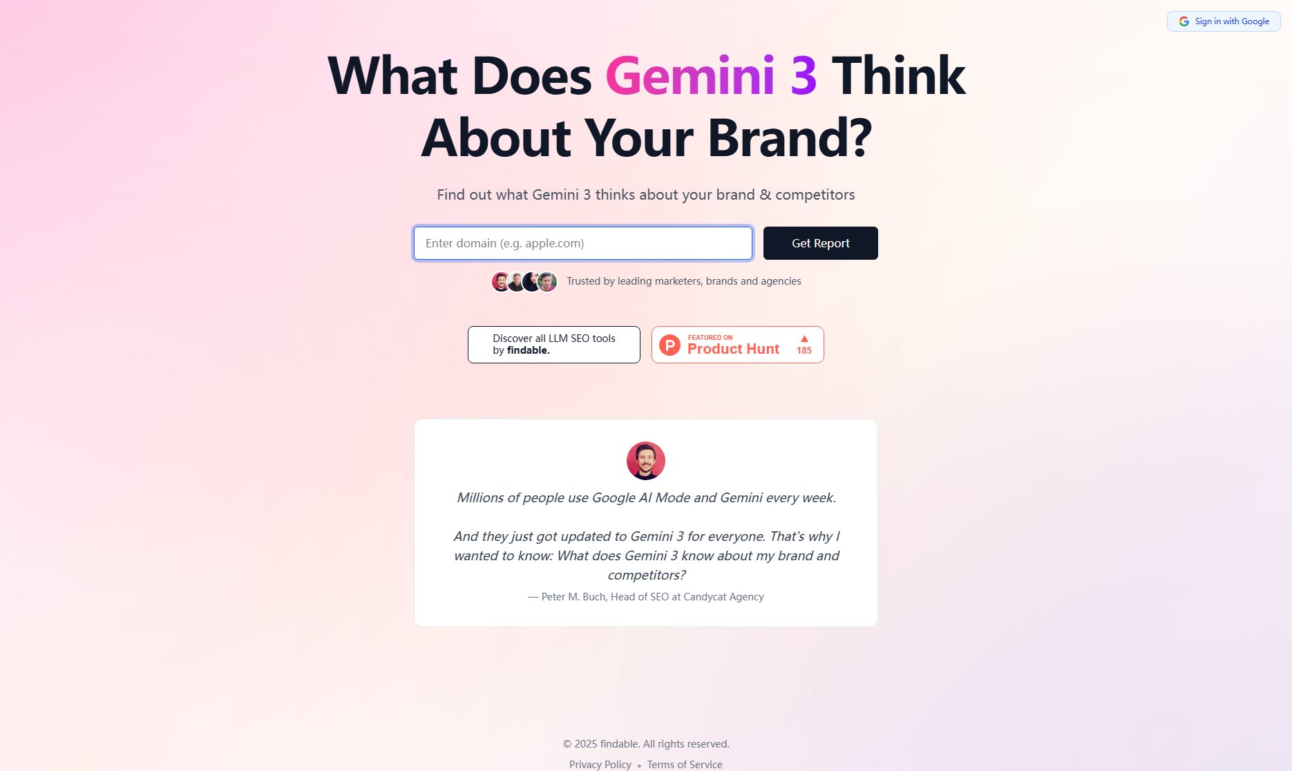 Gemini 3 Brand Knowledge