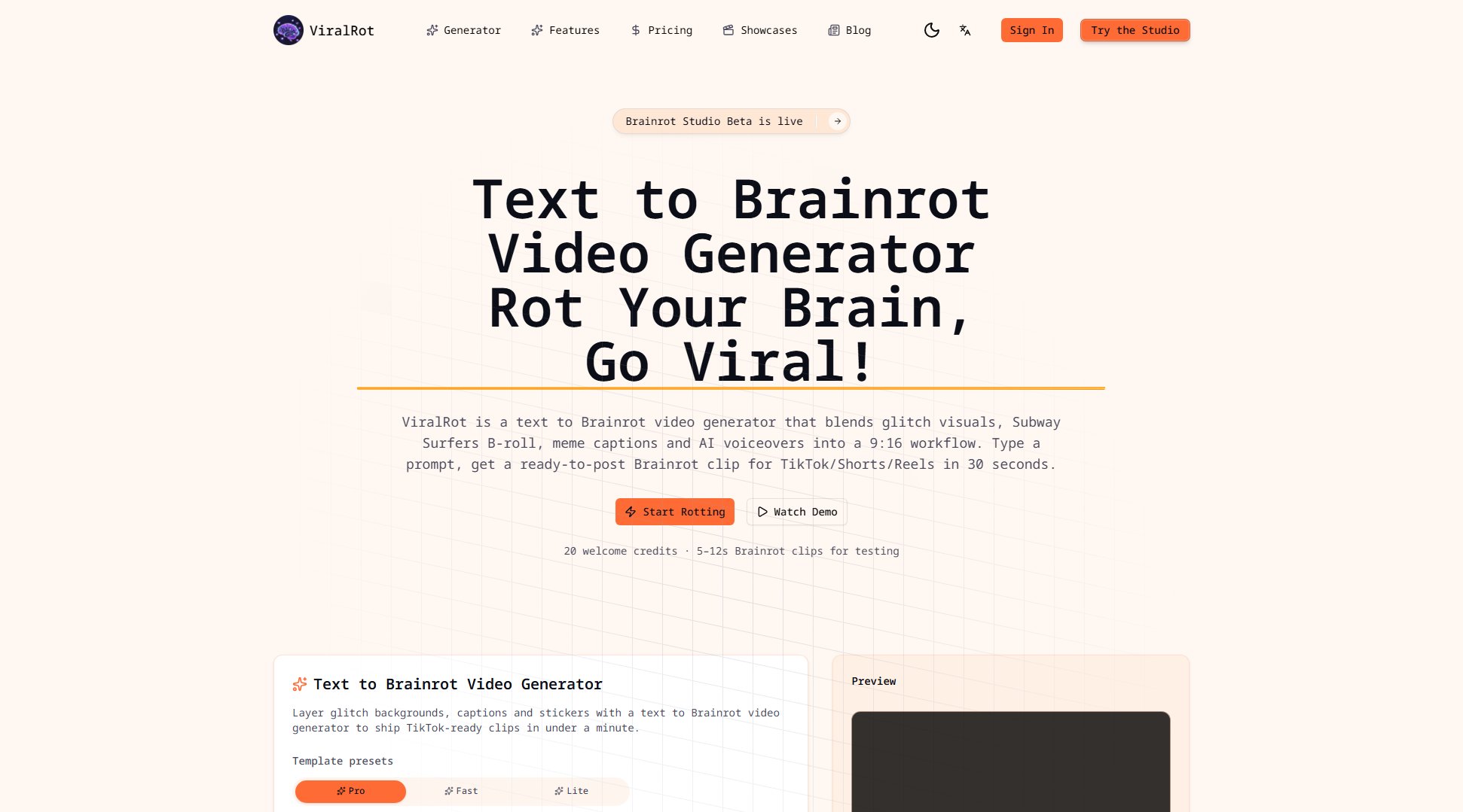 ViralRot ViralRot Interface & Screenshots ViralRot ViralRot Interface & Screenshots