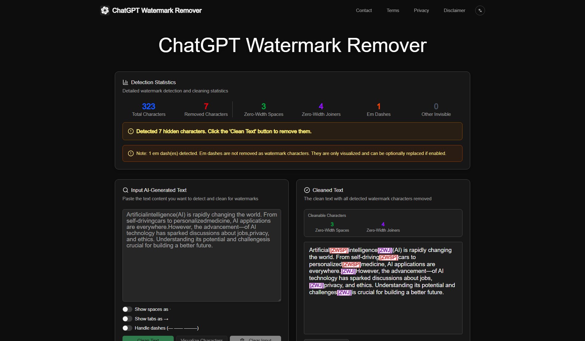 ChatGPT Watermark Remover ChatGPT Watermark Remover Interface & Screenshots ChatGPT Watermark Remover ChatGPT Watermark Remover Interface & Screenshots