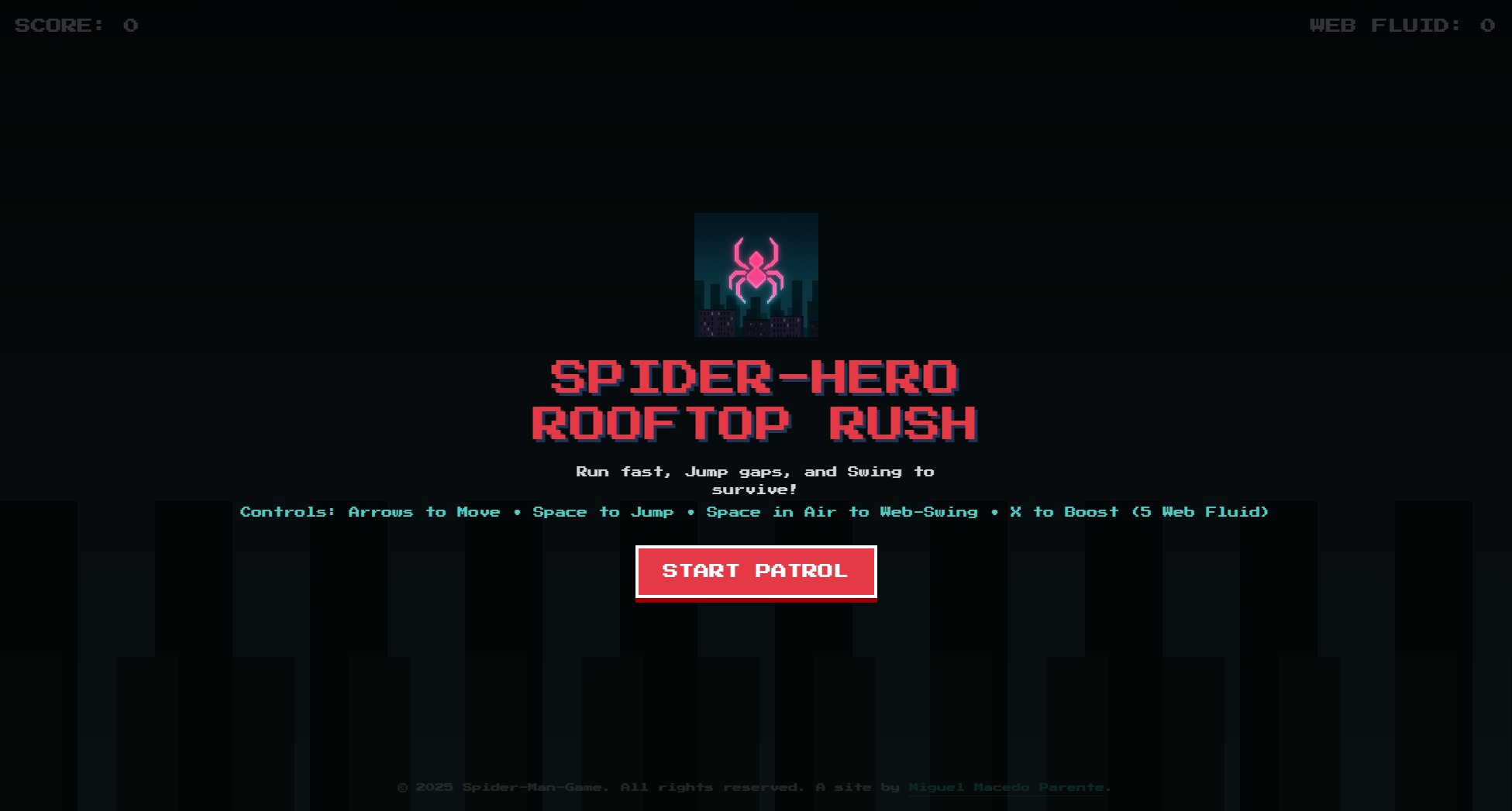 Spider-Hero Rooftop Rush Spider-Hero Rooftop Rush Interface & Screenshots Spider-Hero Rooftop Rush Spider-Hero Rooftop Rush Interface & Screenshots