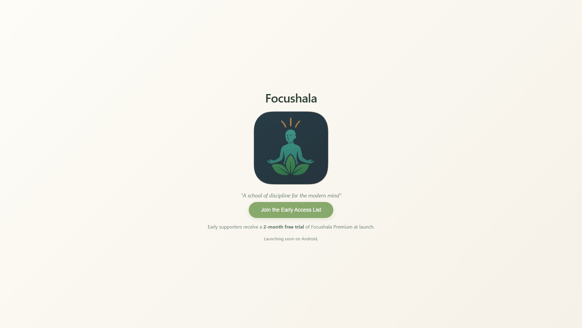 Focushala Focushala Interface & Screenshots Focushala Focushala Interface & Screenshots