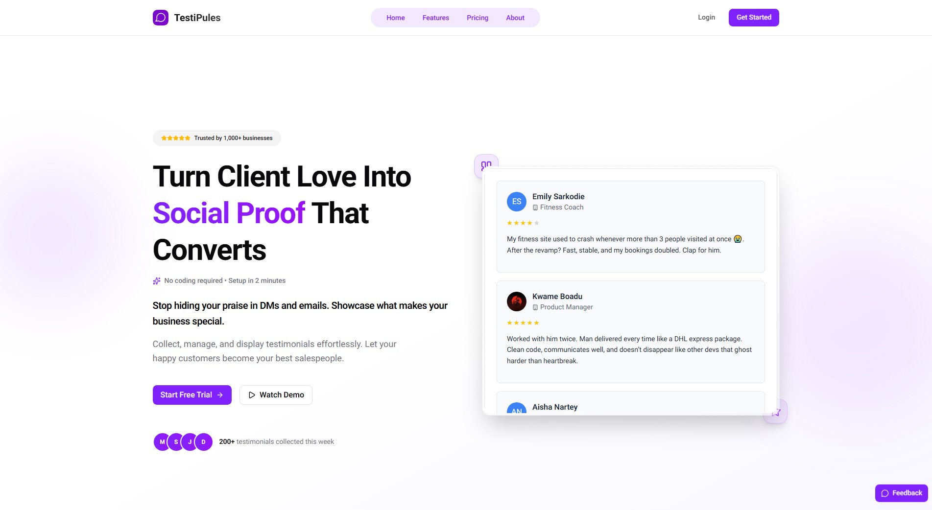 TestiPules TestiPules Interface & Screenshots TestiPules TestiPules Interface & Screenshots