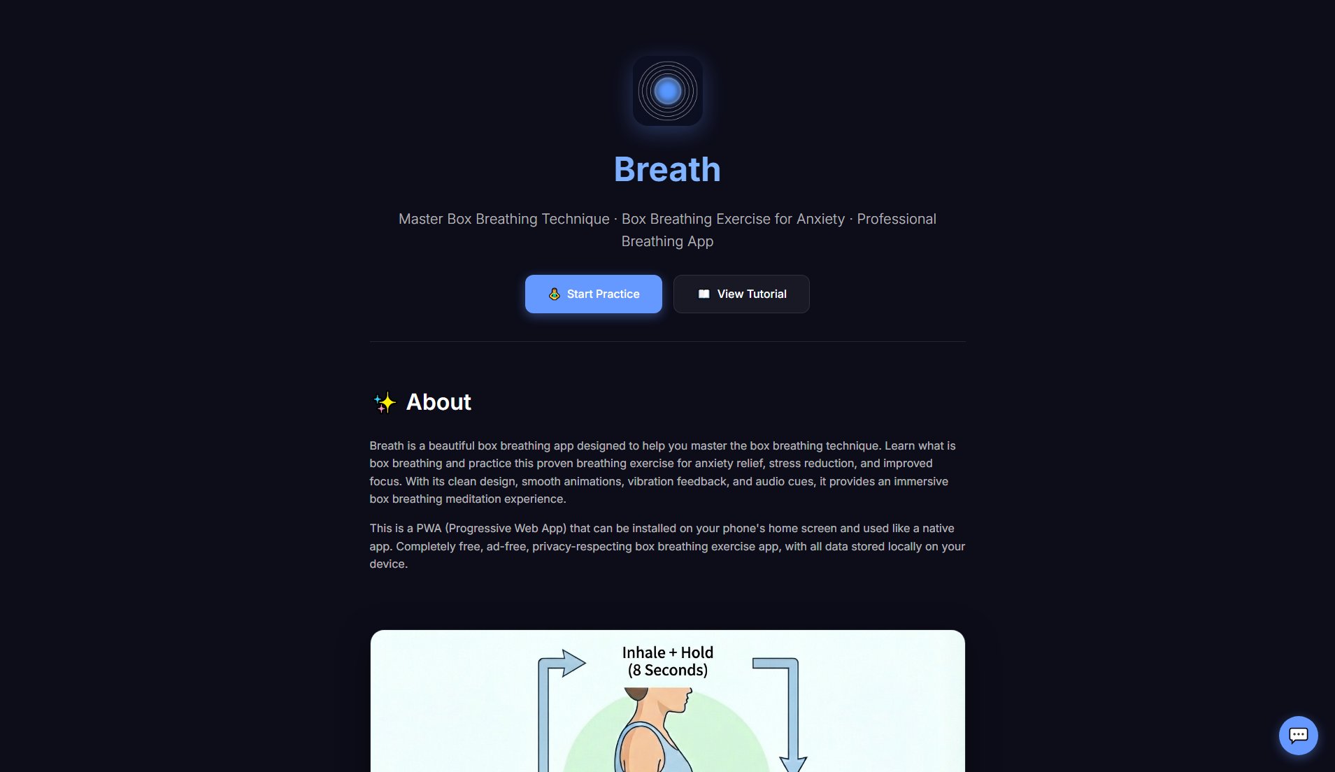 Breath - Box Breathing App Breath - Box Breathing App Interface & Screenshots Breath - Box Breathing App Breath - Box Breathing App Interface & Screenshots