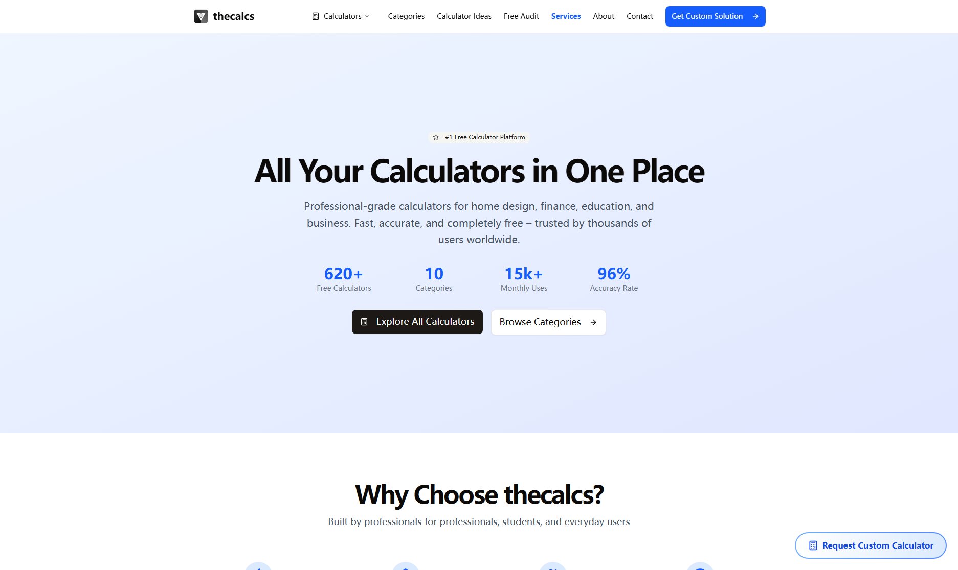 thecalcs thecalcs Interface & Screenshots thecalcs thecalcs Interface & Screenshots