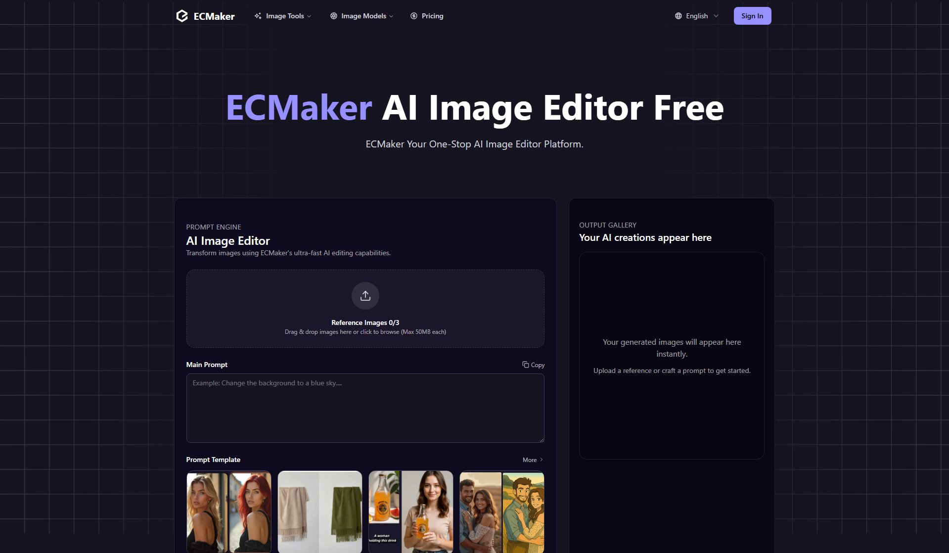 ECMaker AI Image Editor