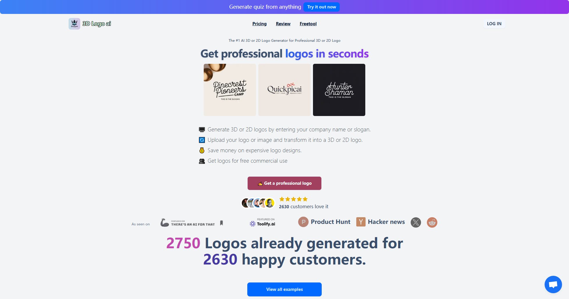 3DLogo AI 3DLogo AI Interface & Screenshots