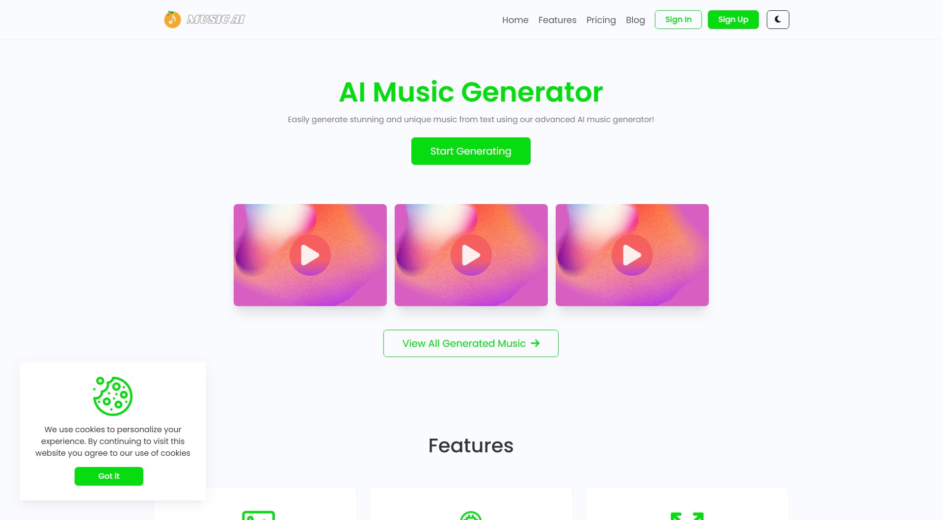 Music AI Music AI Interface & Screenshots Music AI Music AI Interface & Screenshots